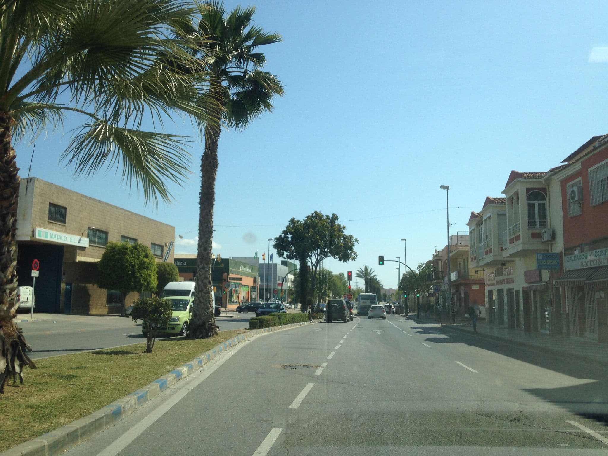 Street view near Hostal El Romerito, Málaga