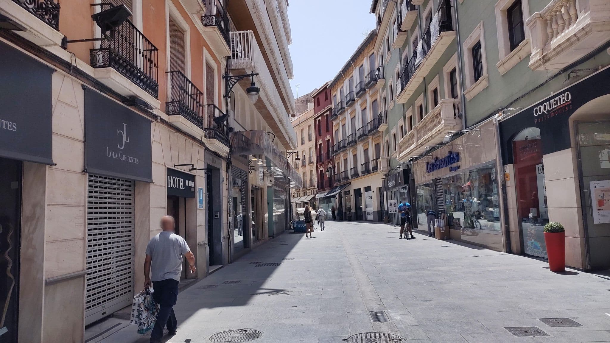 Street view near Hotel Sacromonte, Granada