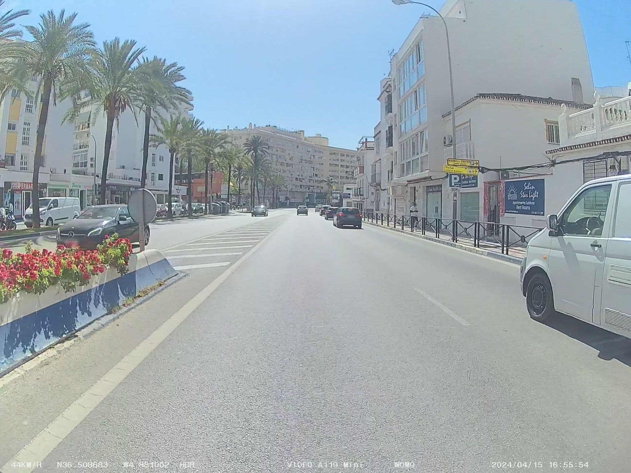 Street view near Amàre Beach, Marbella — © soulcover (CC BY-SA · Mapillary)
