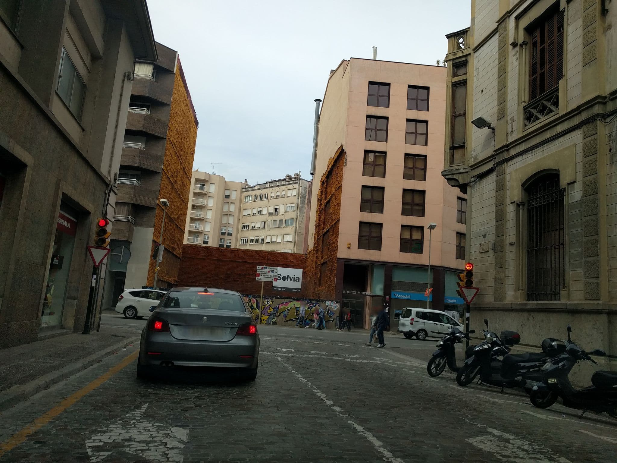 Street view near Hotel Bestprice Girona, Girona — © xevi (CC BY-SA · Mapillary)
