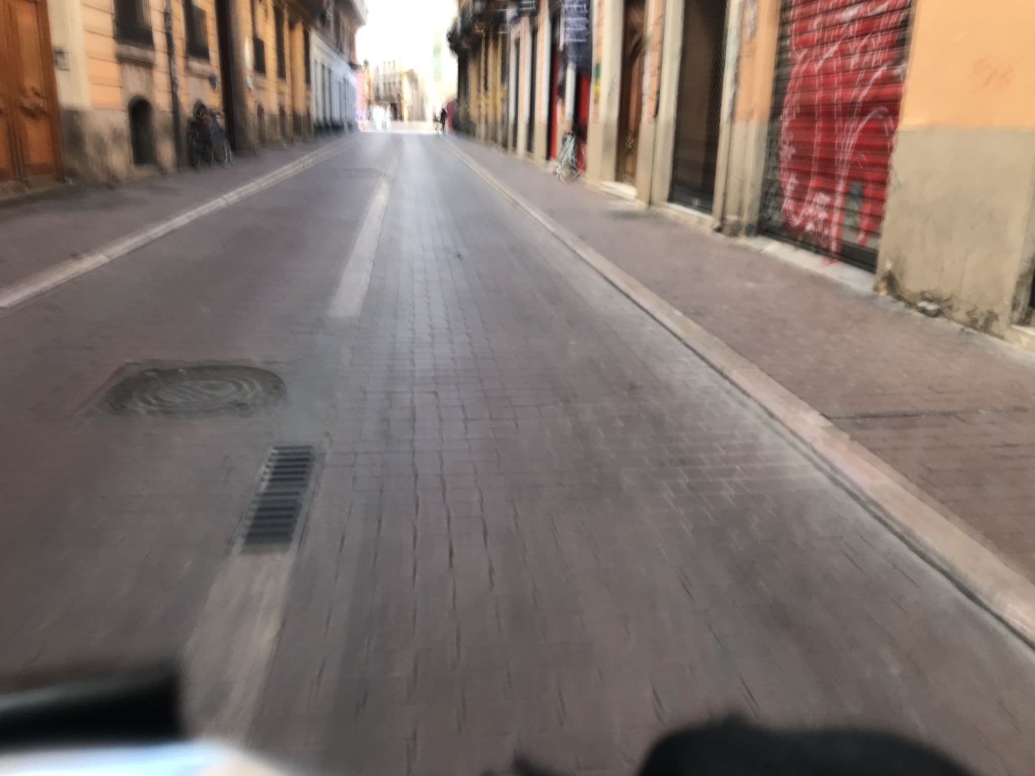 Street view near Unik Apartments, Valencia