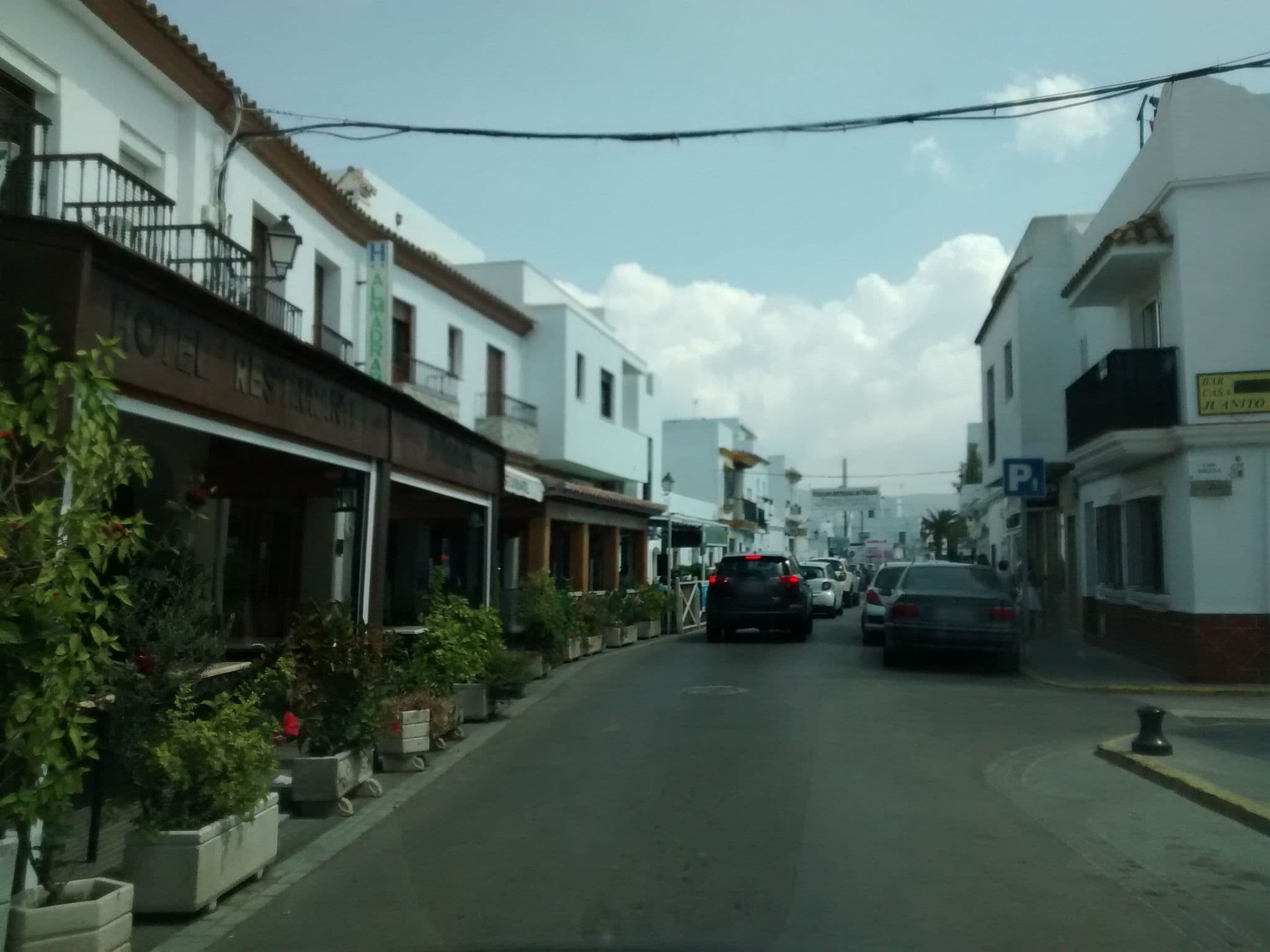 Street view near Hotel Almadraba, Zahara de los Atunes — © egofer (CC BY-SA · Mapillary)