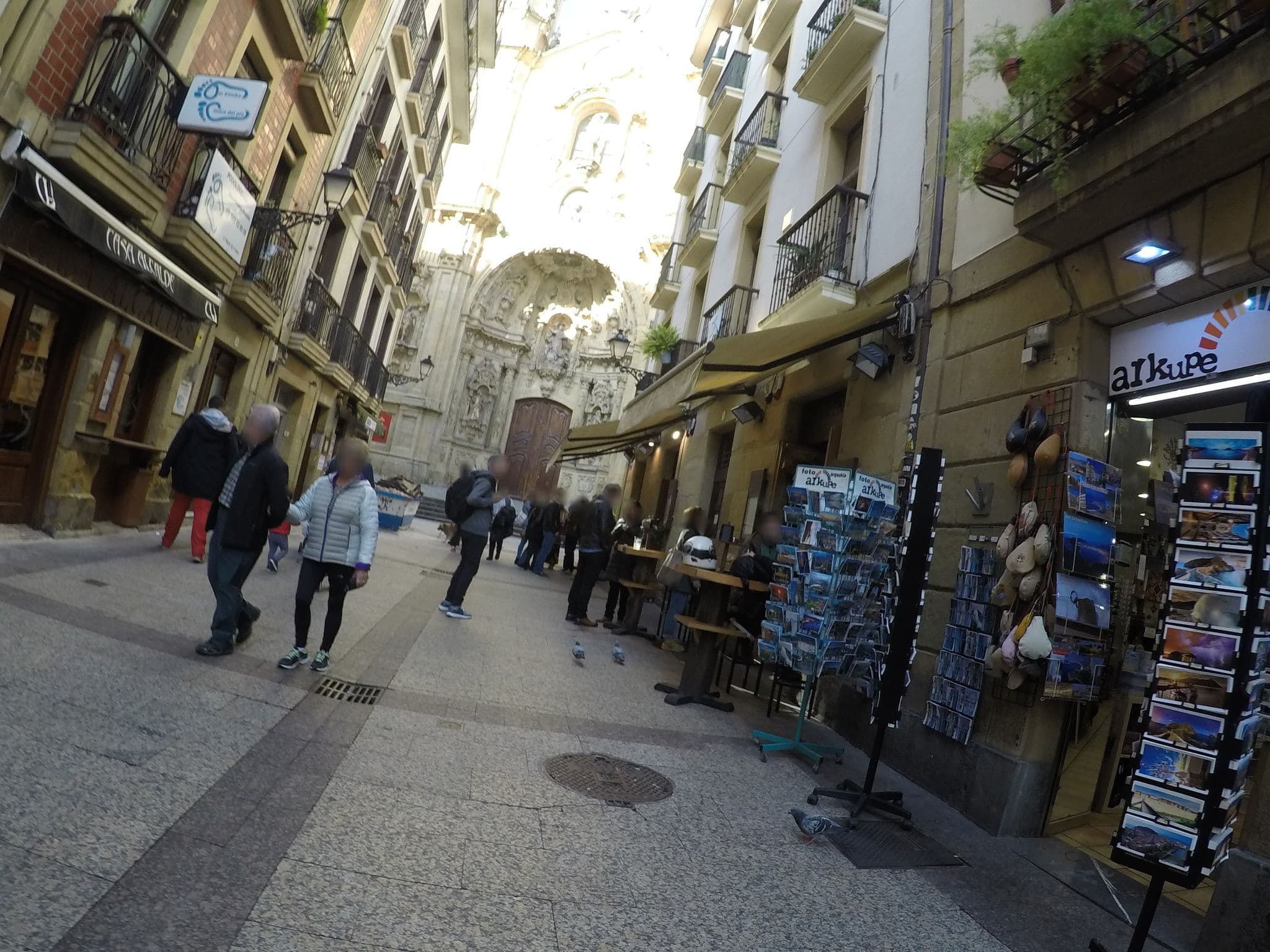 Street view near Hotel Atari, Donostia / San Sebastián