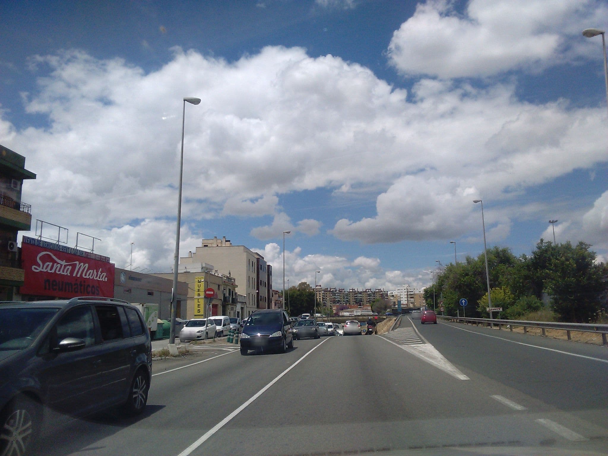 Street view near Hostal Alamare, Sevilla