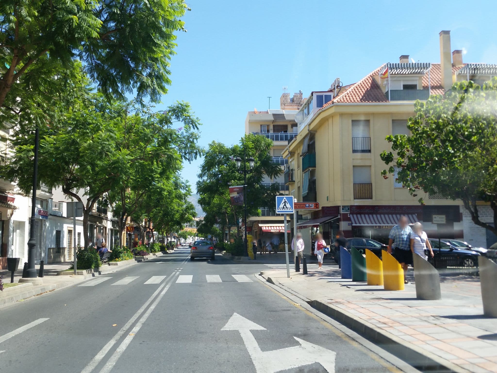 Street view near Terrace Costa, Fuengirola