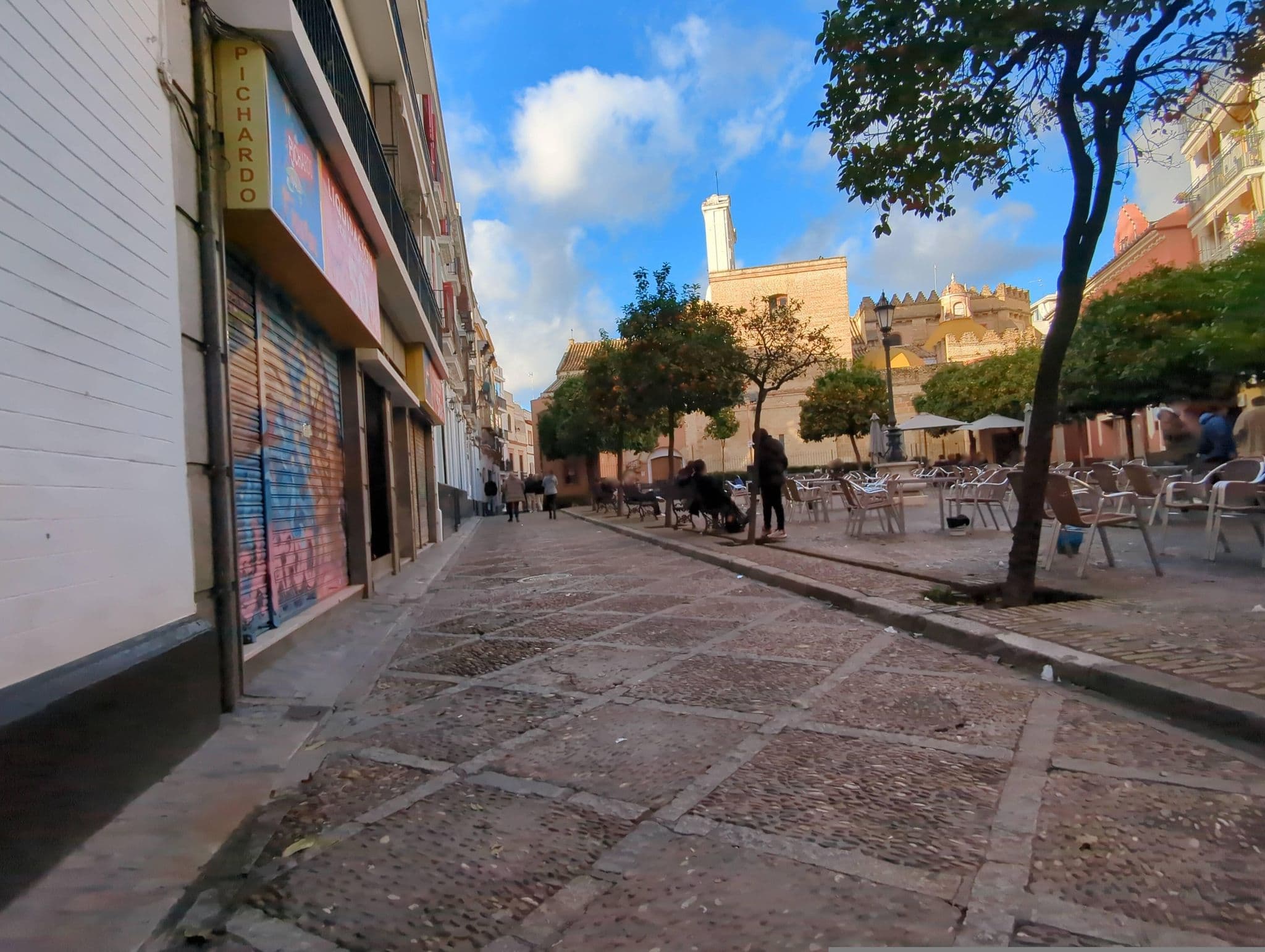 Street view near San Andrés, Sevilla