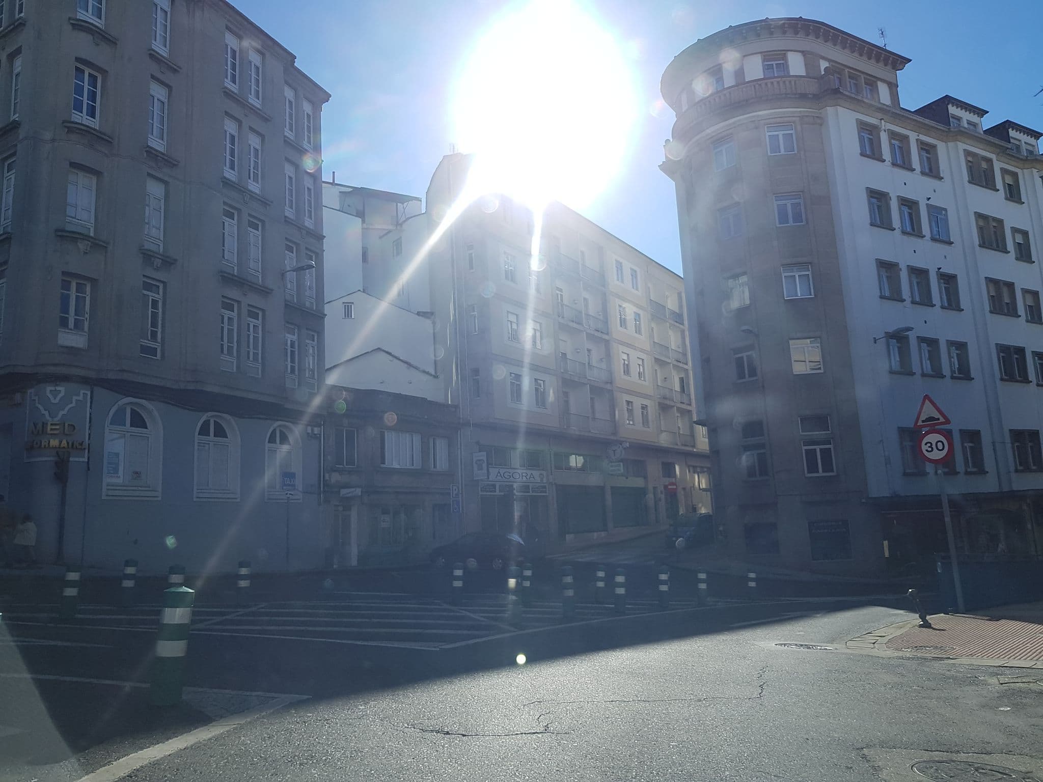 Street view near Albergue Nazaret, Lugo — © gaptpro (CC BY-SA · Mapillary)