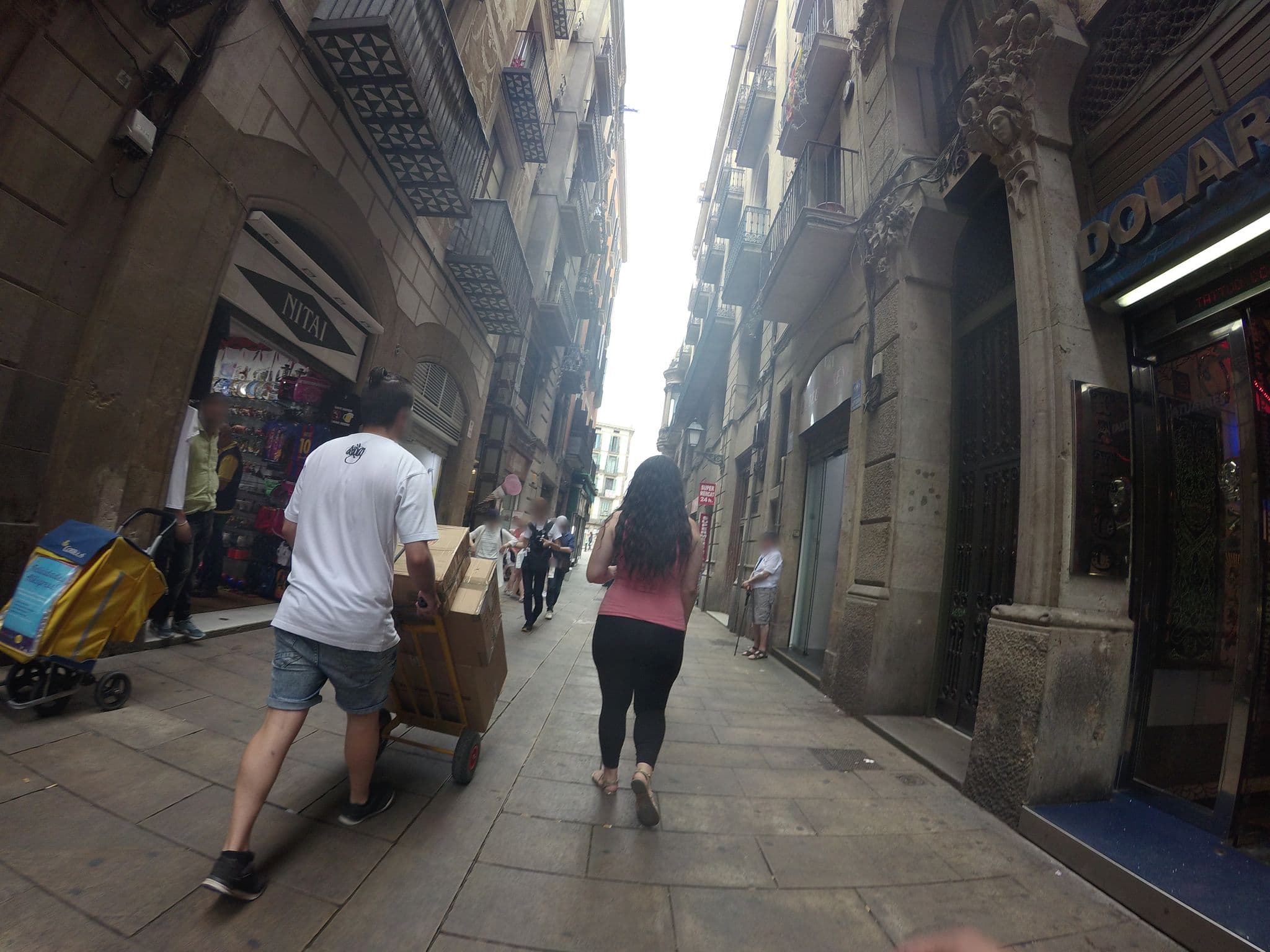 Street view near Petit Palace Boquería Garden, Ciutat Vella — © angoca (CC BY-SA · Mapillary)