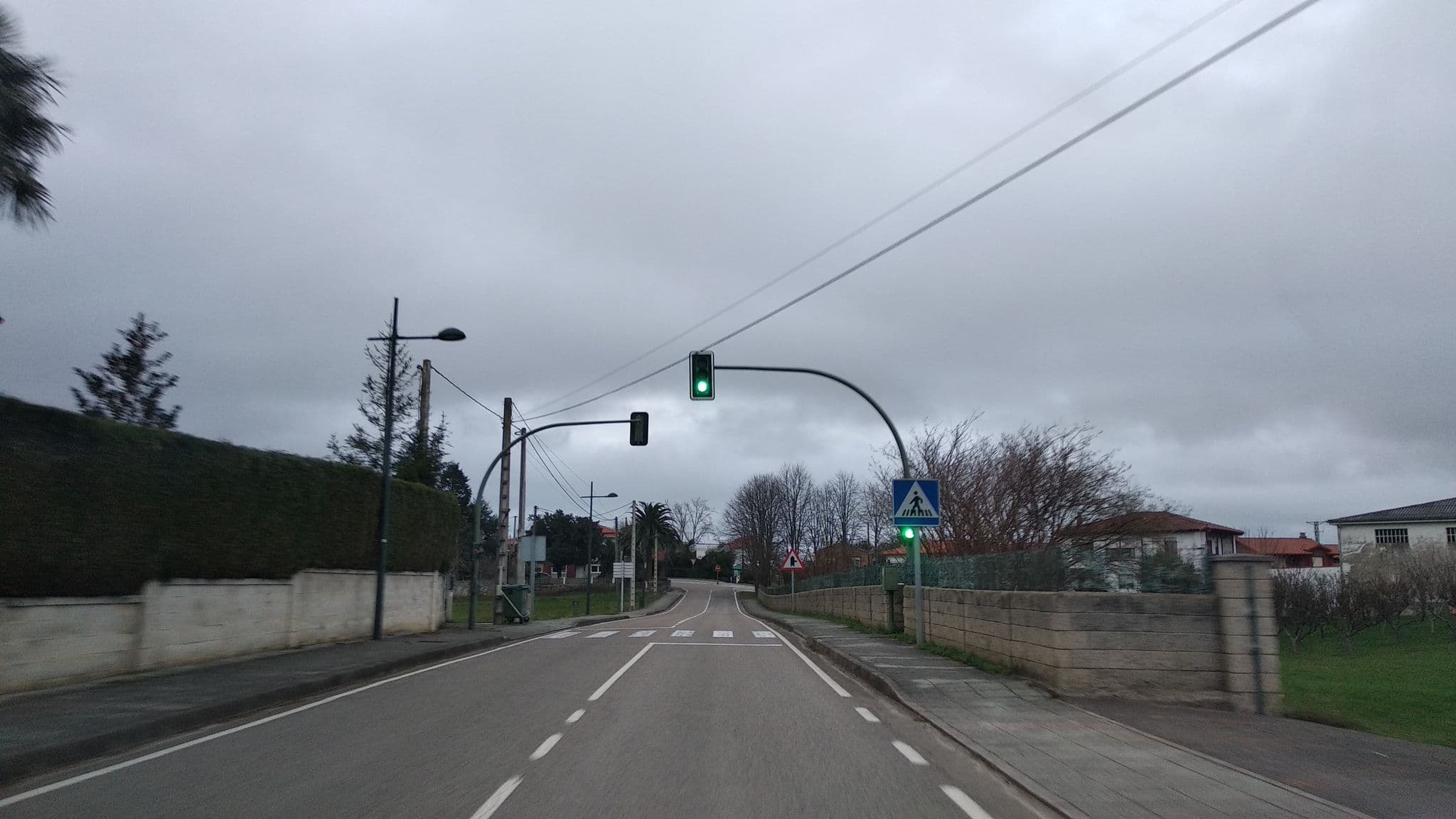 Street view near La Posada de Suesa, Santander