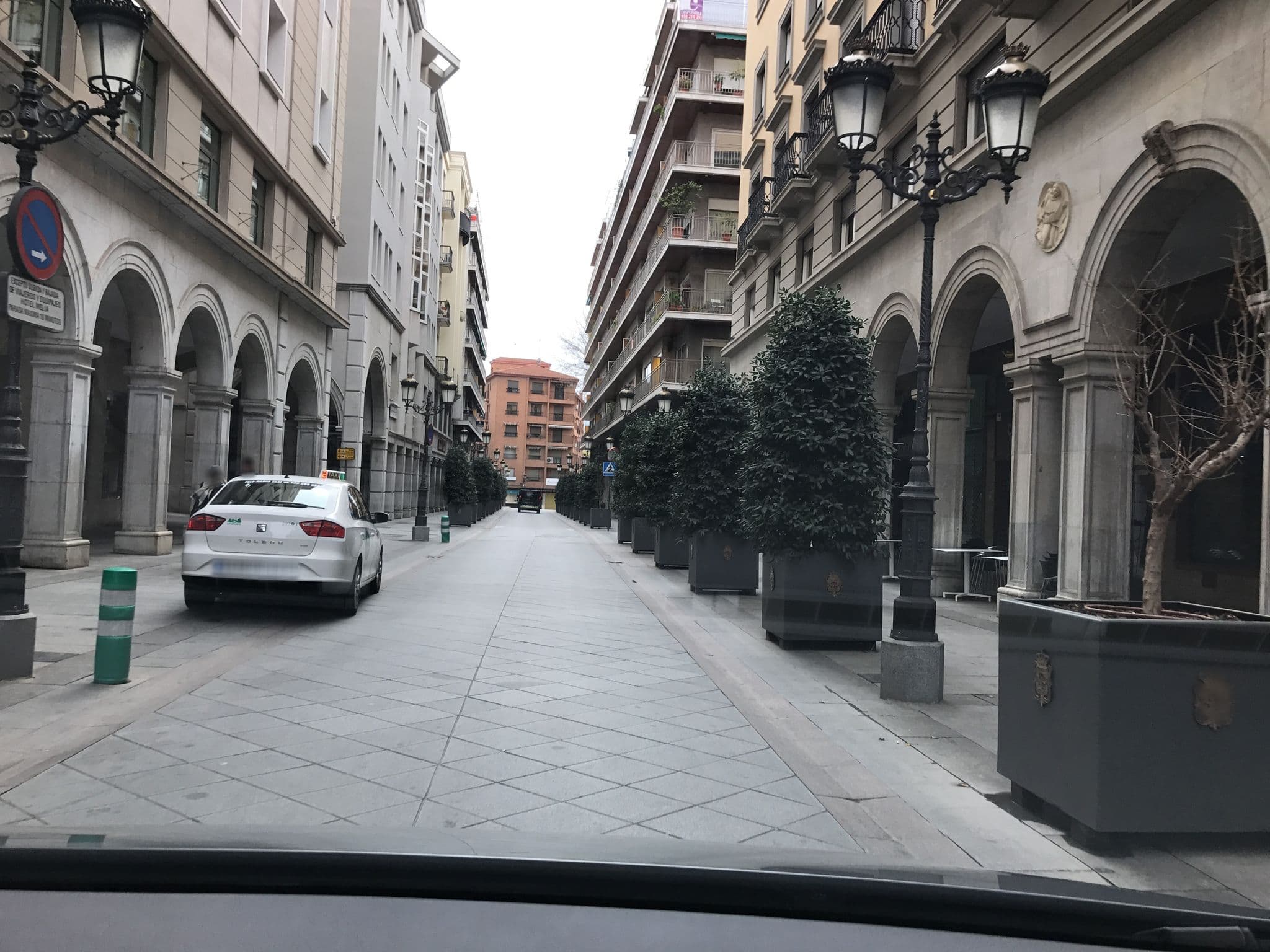 Street view near Meliá Granada, Granada