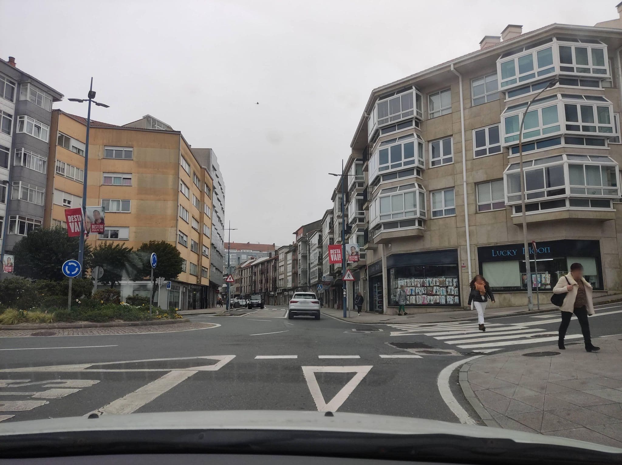 Street view near Hotel Exe Peregrino, Santiago de Compostela