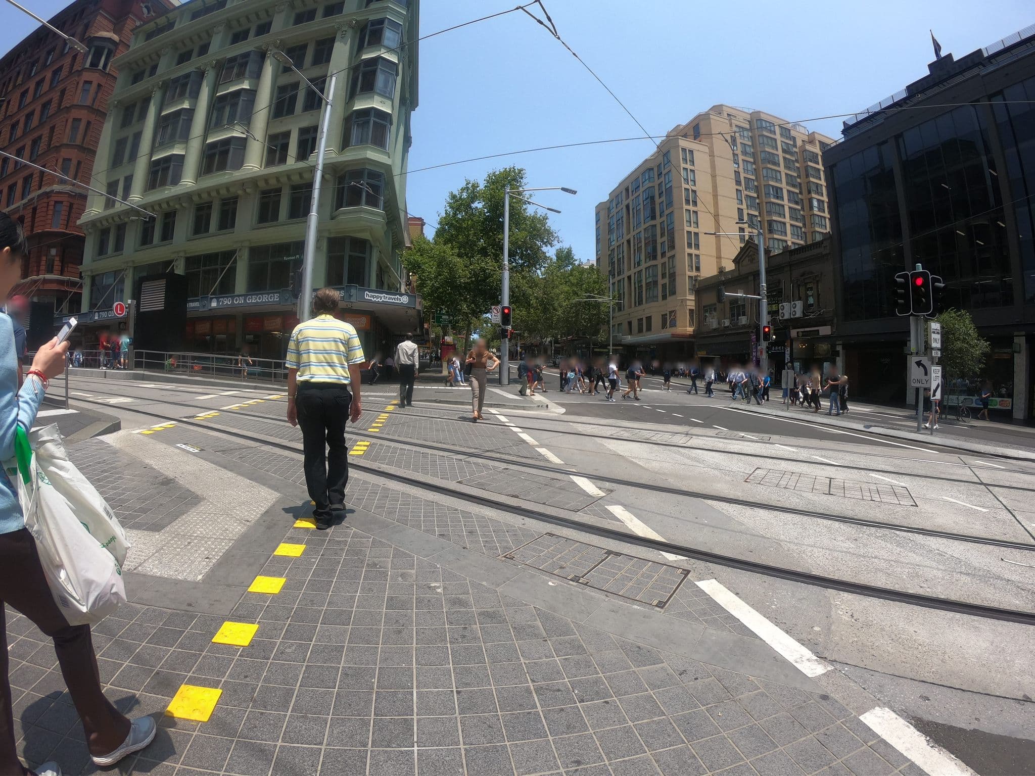 Street view near The Great Southern Hotel, Haymarket — © ozflor (CC BY-SA · Mapillary)