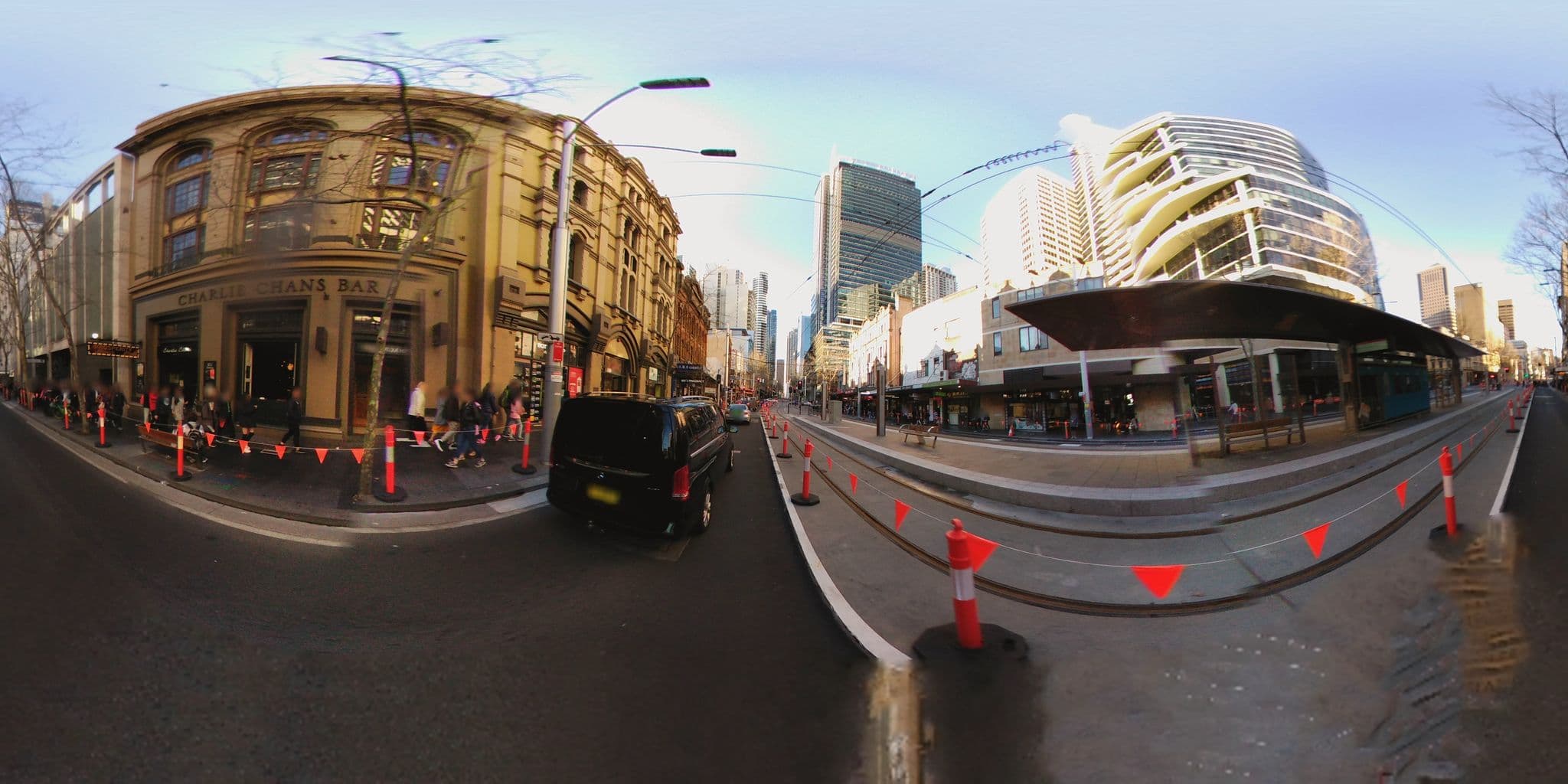 Street view near Capitol Square Hotel, Haymarket — © aharvey (CC BY-SA · Mapillary)