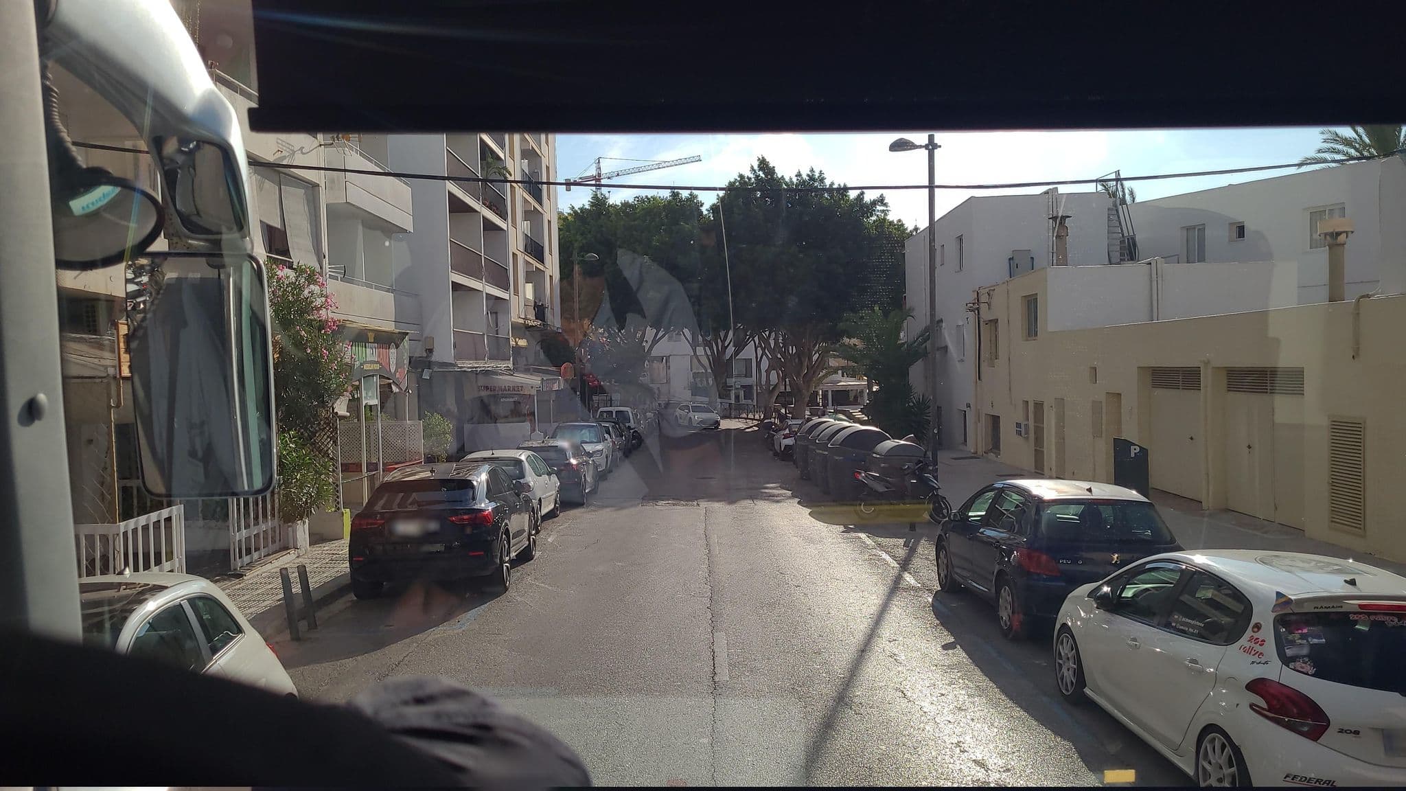 Street view near Figuretes, Ibiza