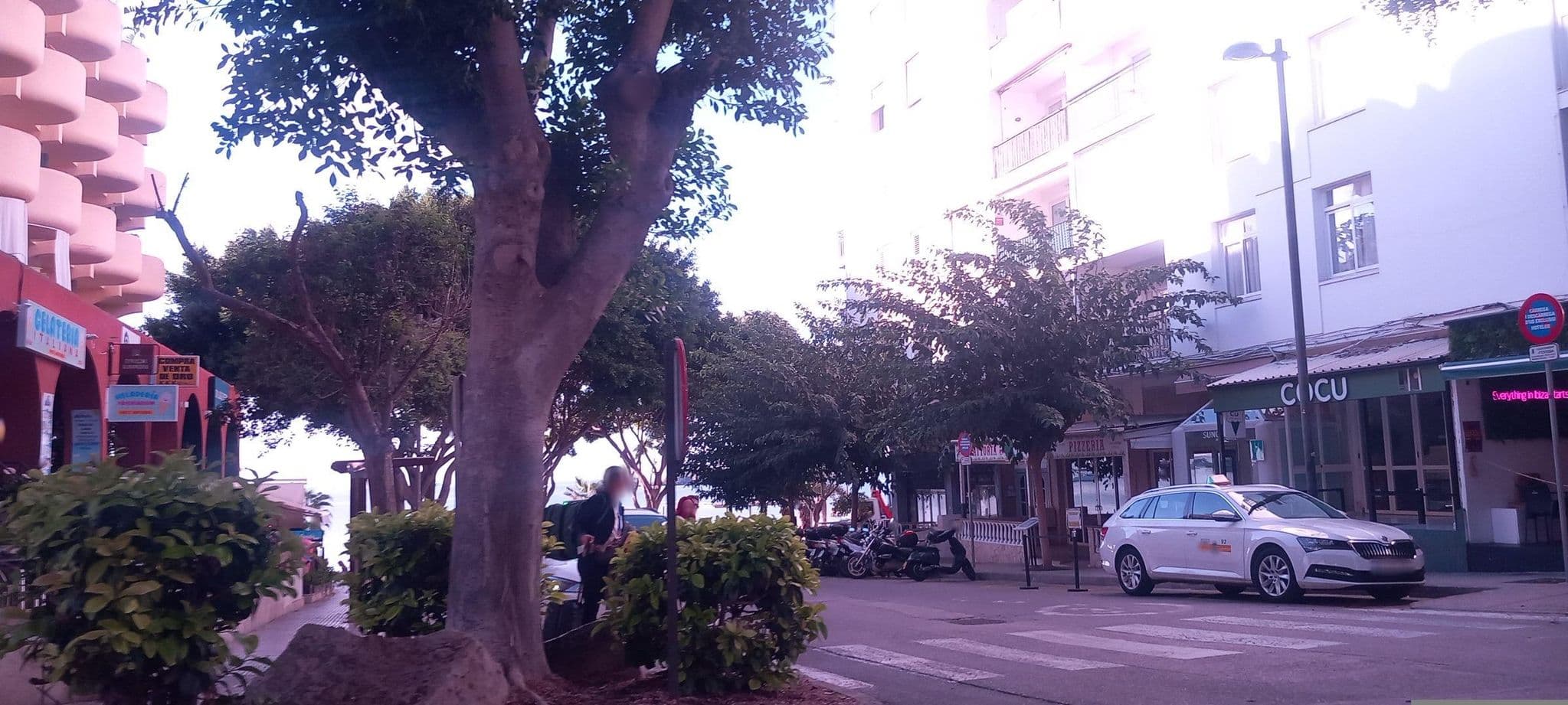 Street view near vibra vila, Ibiza
