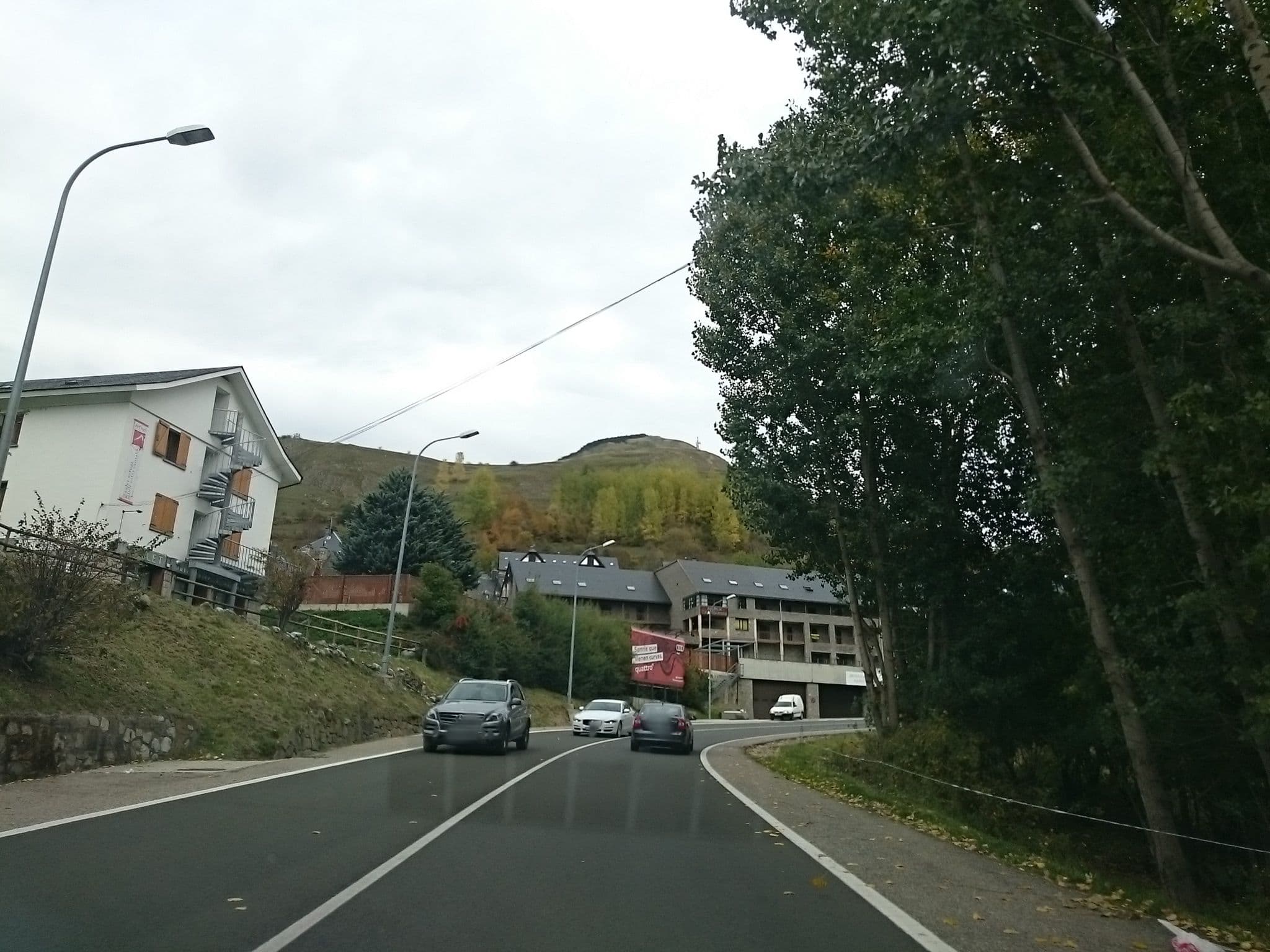 Street view near Aran hostel, Vielha