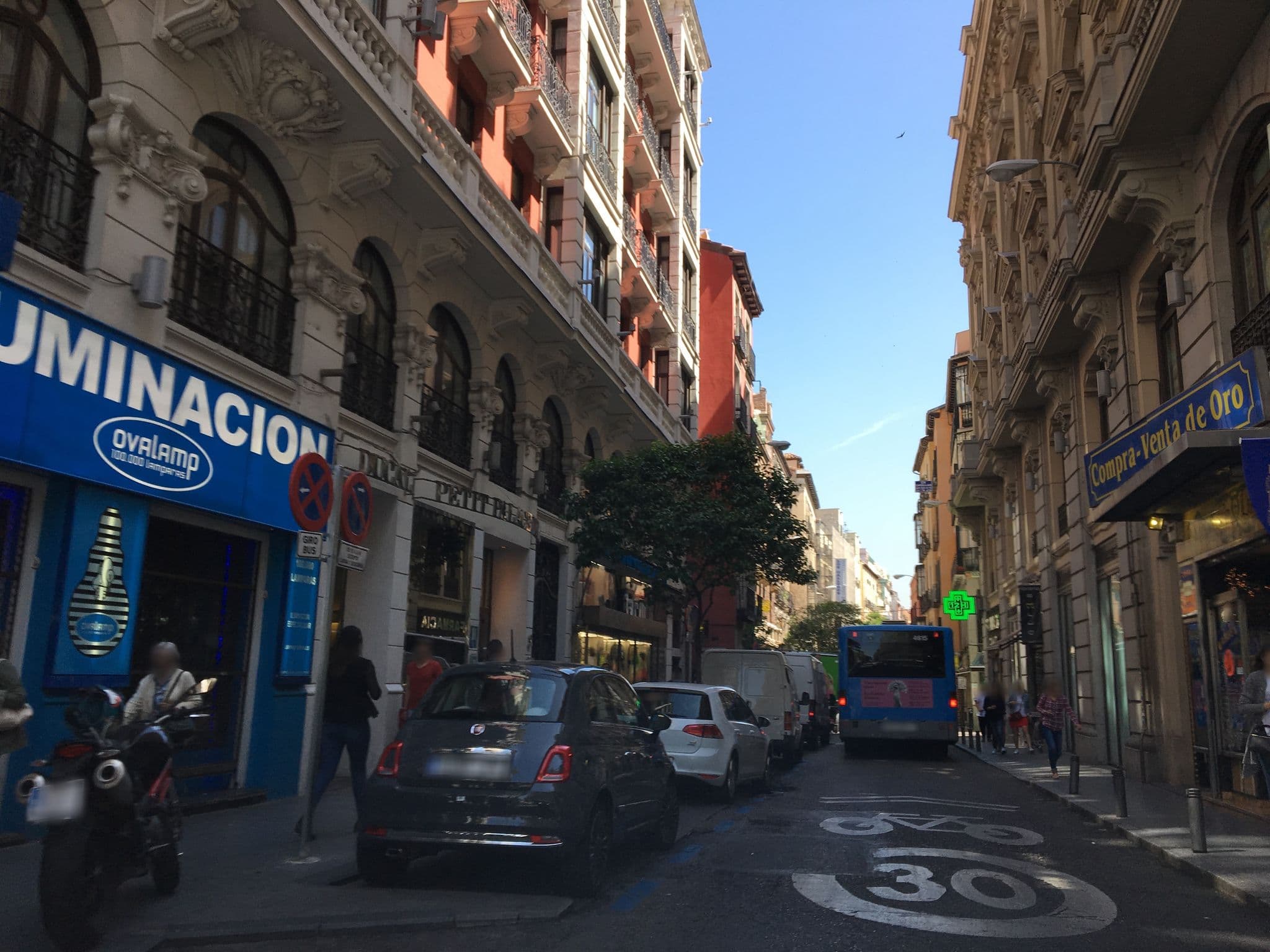 Street view near Petit Palace Chueca, Madrid Centro — © ccossio (CC BY-SA · Mapillary)