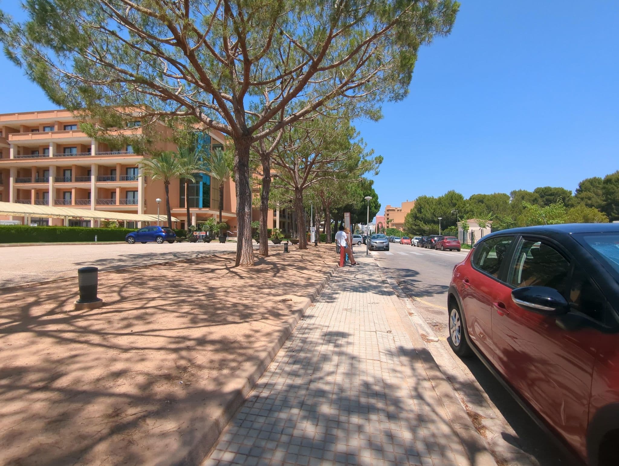 Street view near Hipotels Hipocampo Palace, Cala Millor