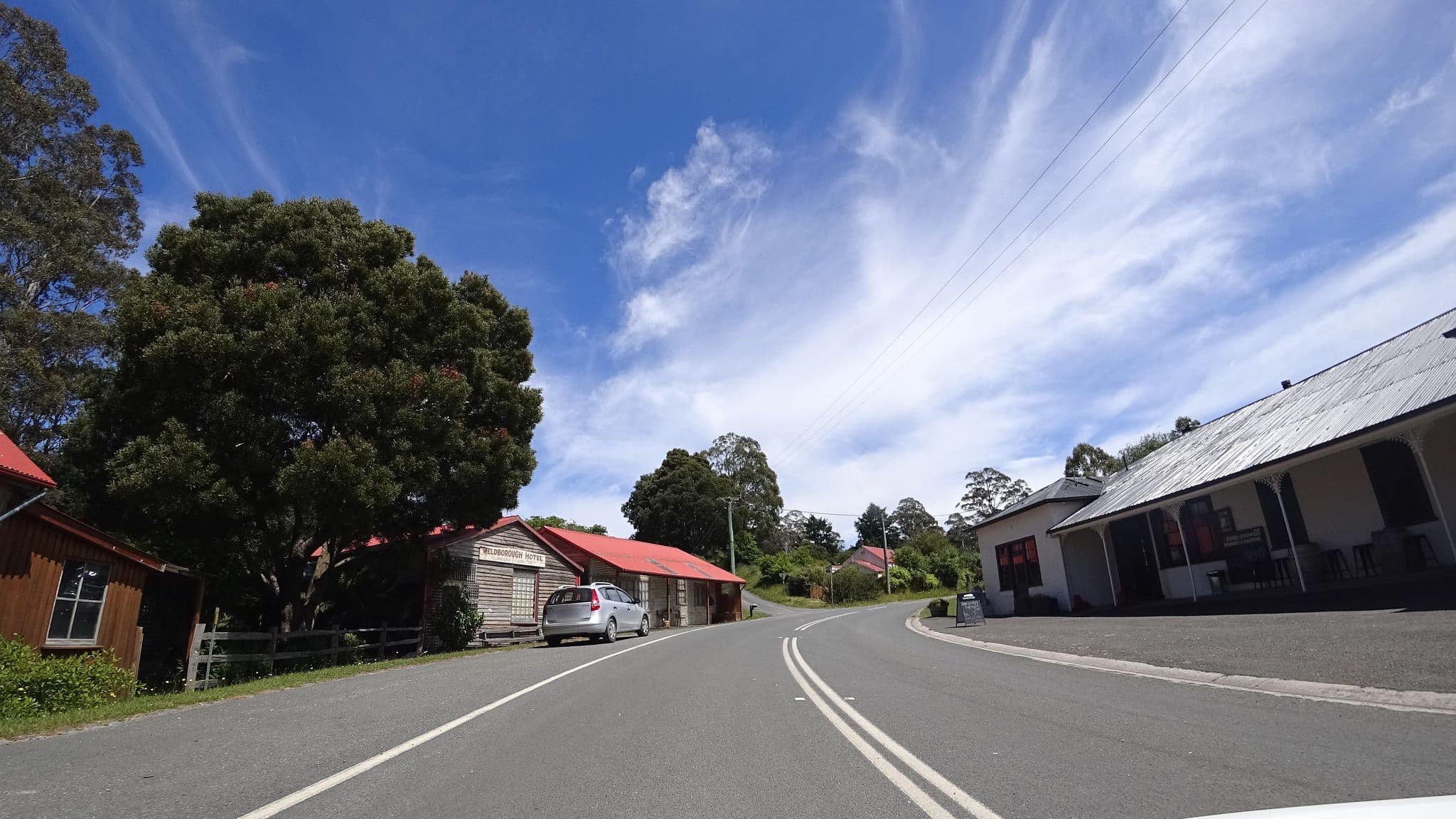 Street view near Weldborough Hotel, St Helens — © aharvey (CC BY-SA · Mapillary)