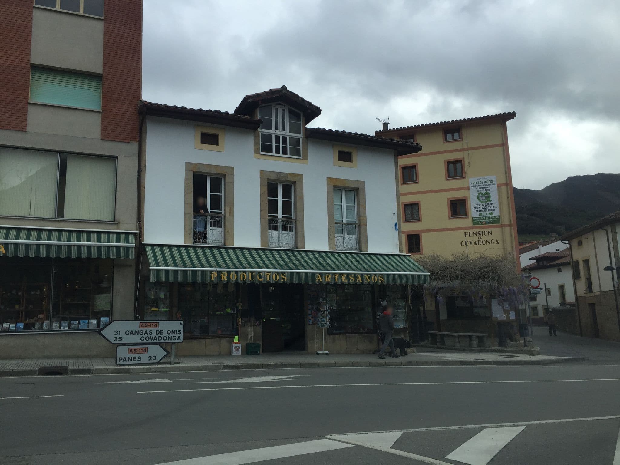 Street view near Pensión la Covadonga, Carreña