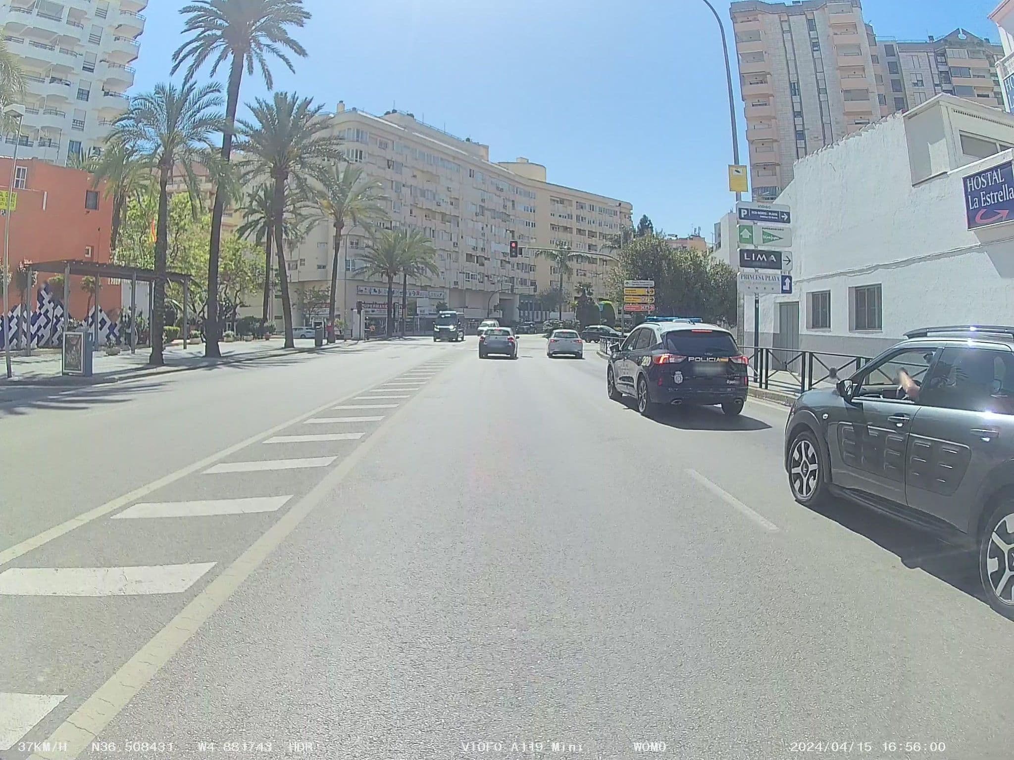 Street view near Hostal La Estrella, Marbella — © soulcover (CC BY-SA · Mapillary)