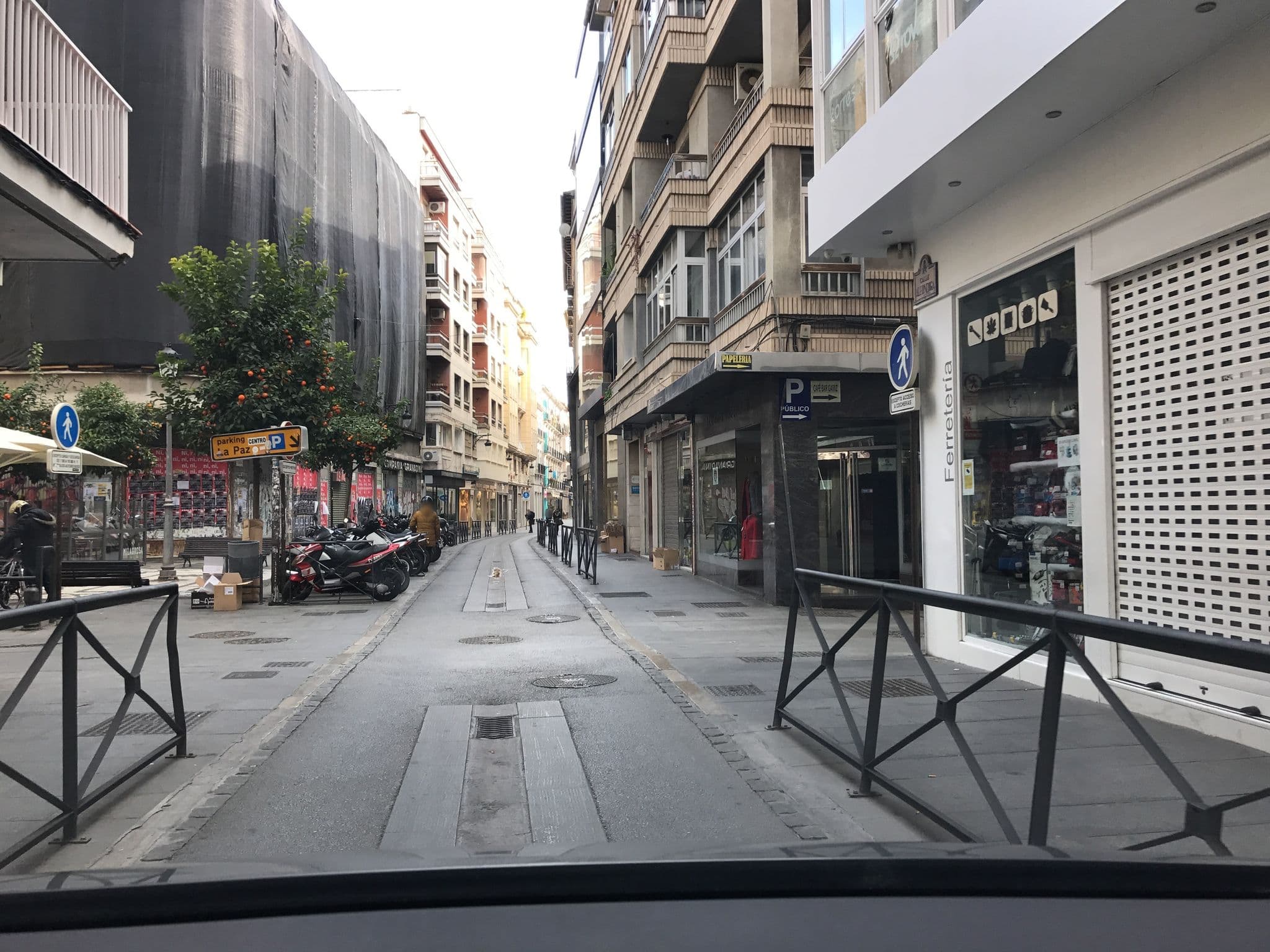 Street view near Seda Club Hotel, Granada