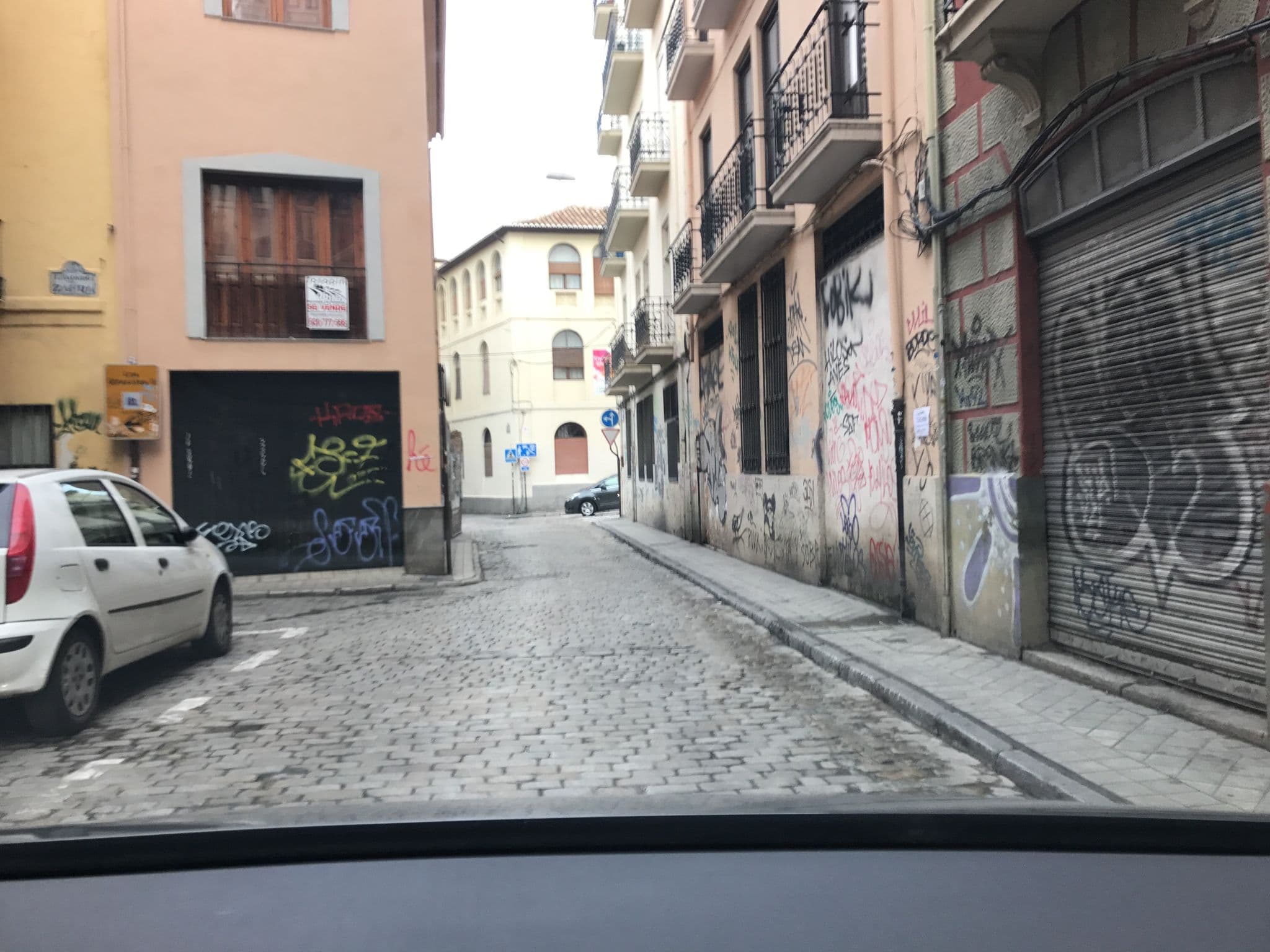 Street view near ECO Hostel, Granada