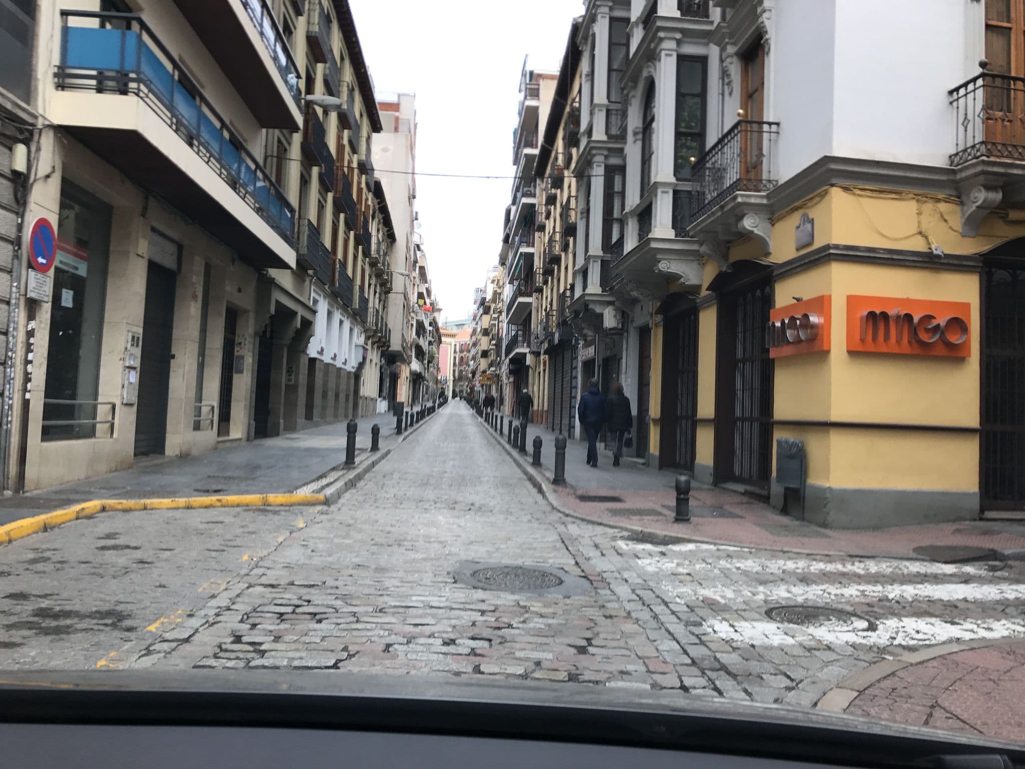 Street view near Hotel Villa Oniria, Granada