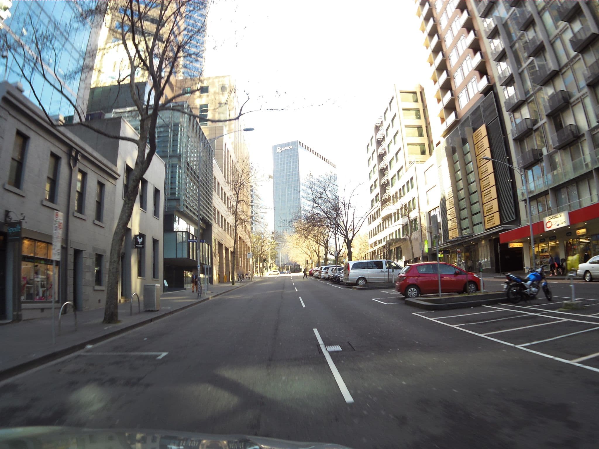Street view near Comfort Apartments Melbourne Central, Melbourne City Centre — © skillsy (CC BY-SA · Mapillary)