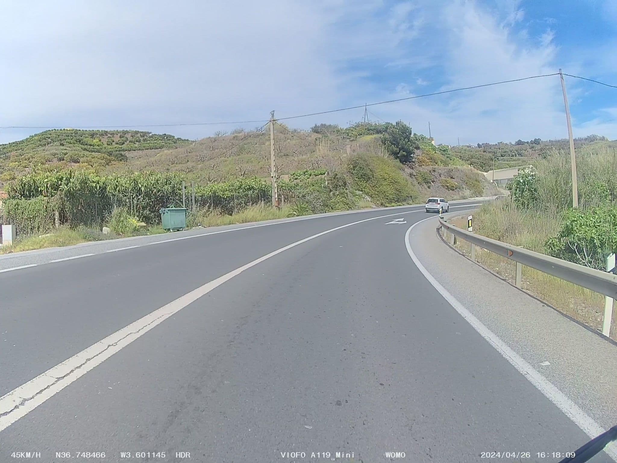Street view near Cortijo Pontivi, Salobreña — © soulcover (CC BY-SA · Mapillary)