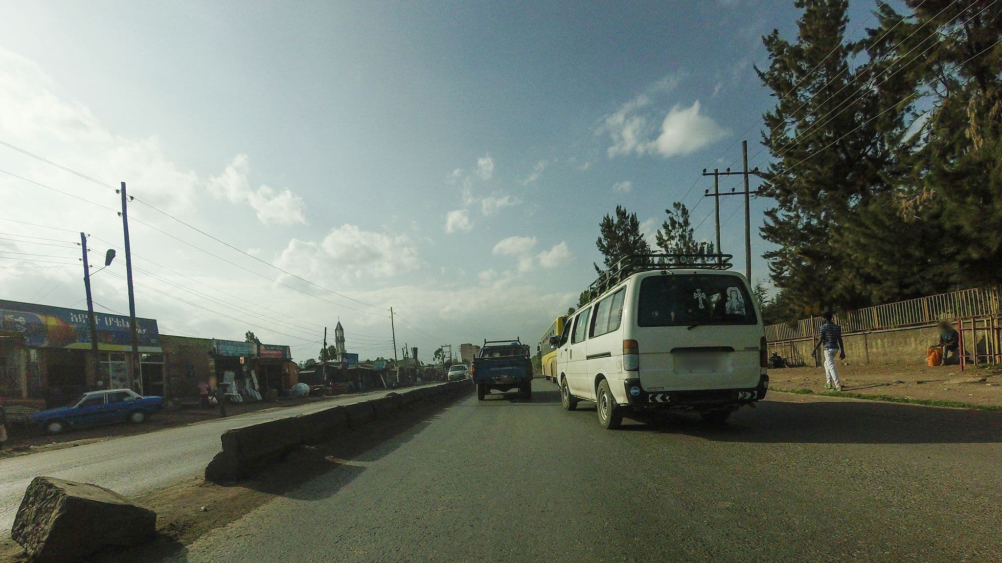 Street view near Wanos, Addis Ababa