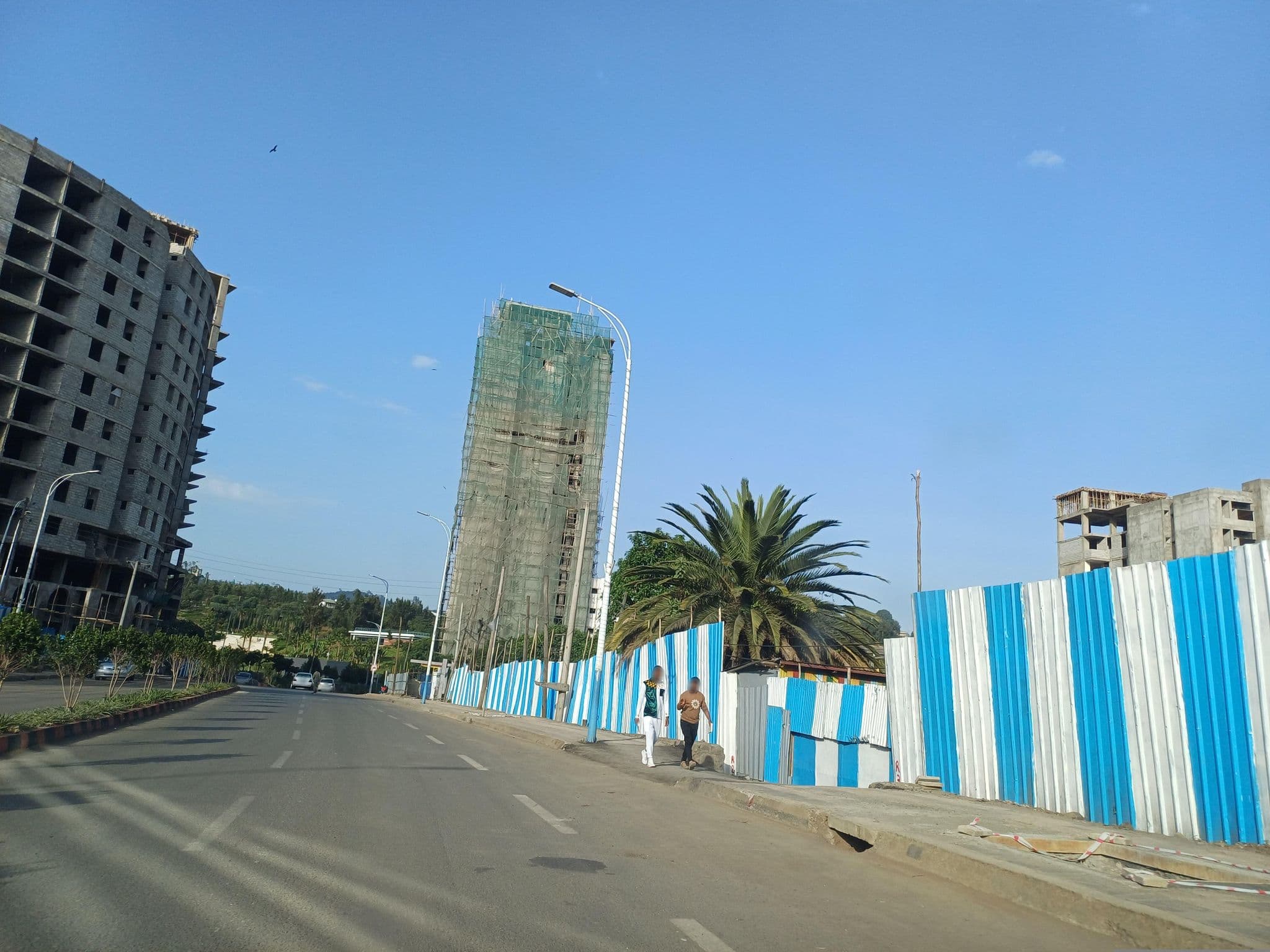 Street view near Life Pension No 1, Addis Ababa