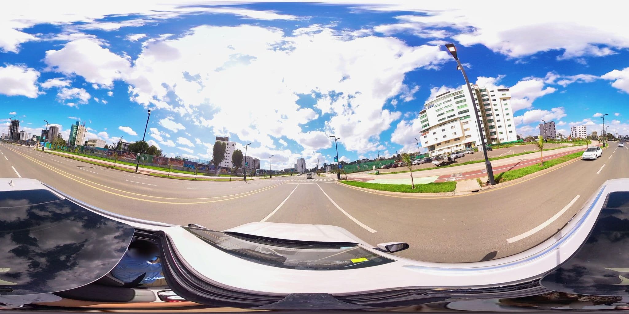 Street view near Menahereya, Addis Ababa