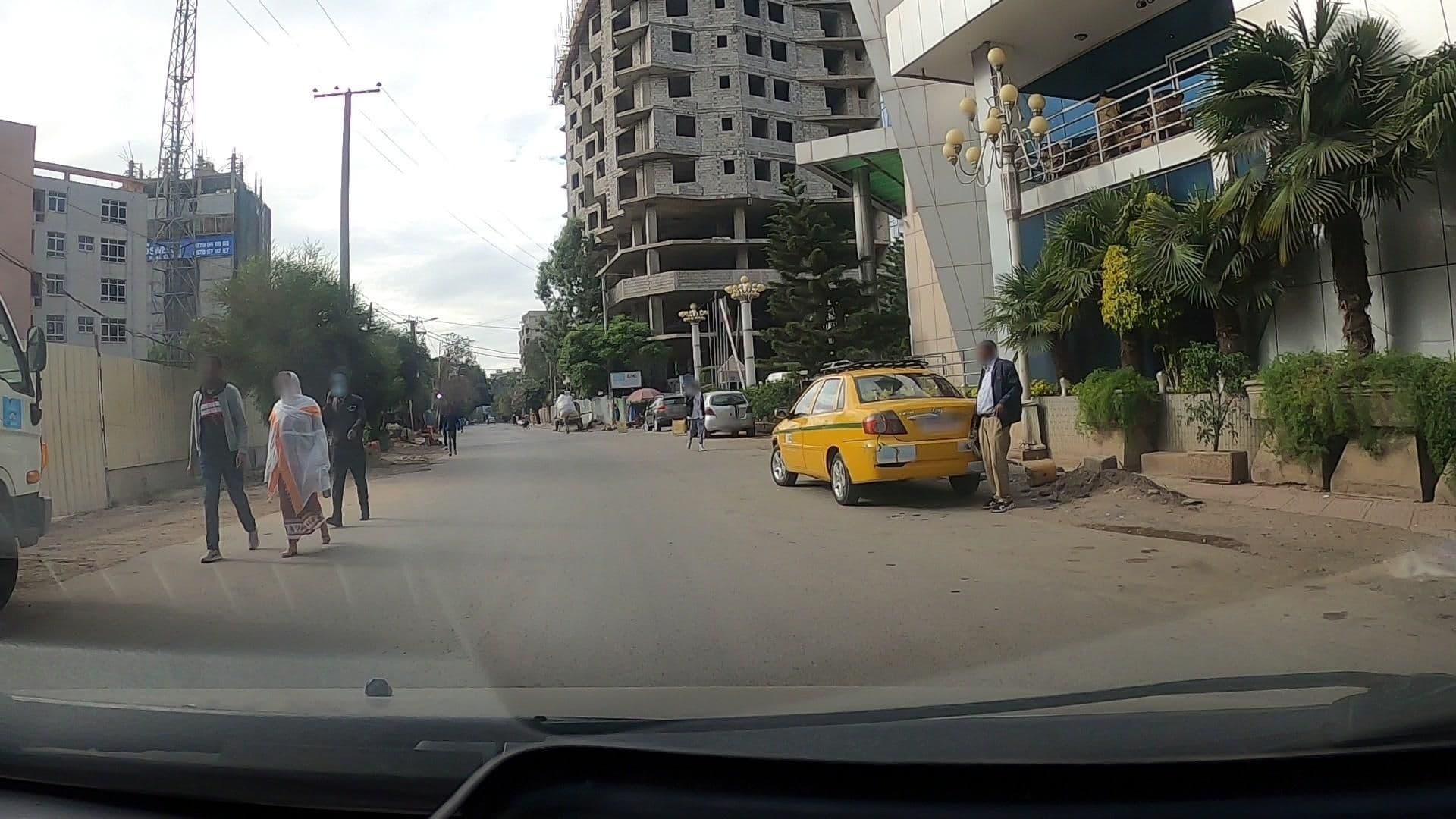 Street view near Friendship International hotel, Addis Ababa