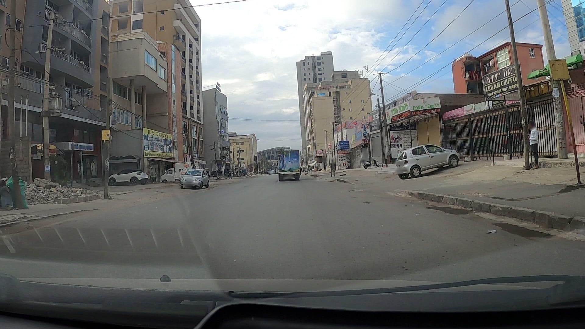 Street view near Hollywood Hotel, Addis Ababa