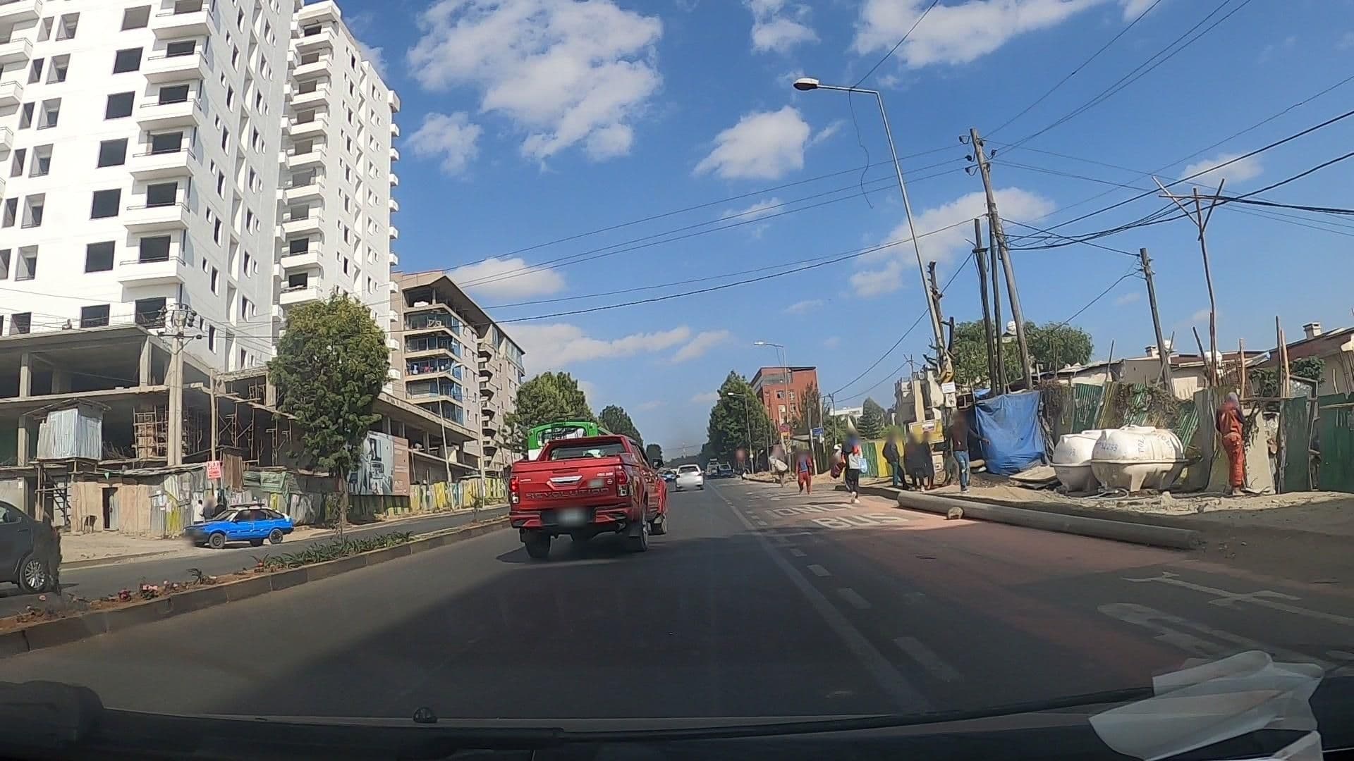 Street view near Karaville Realestate, Addis Ababa