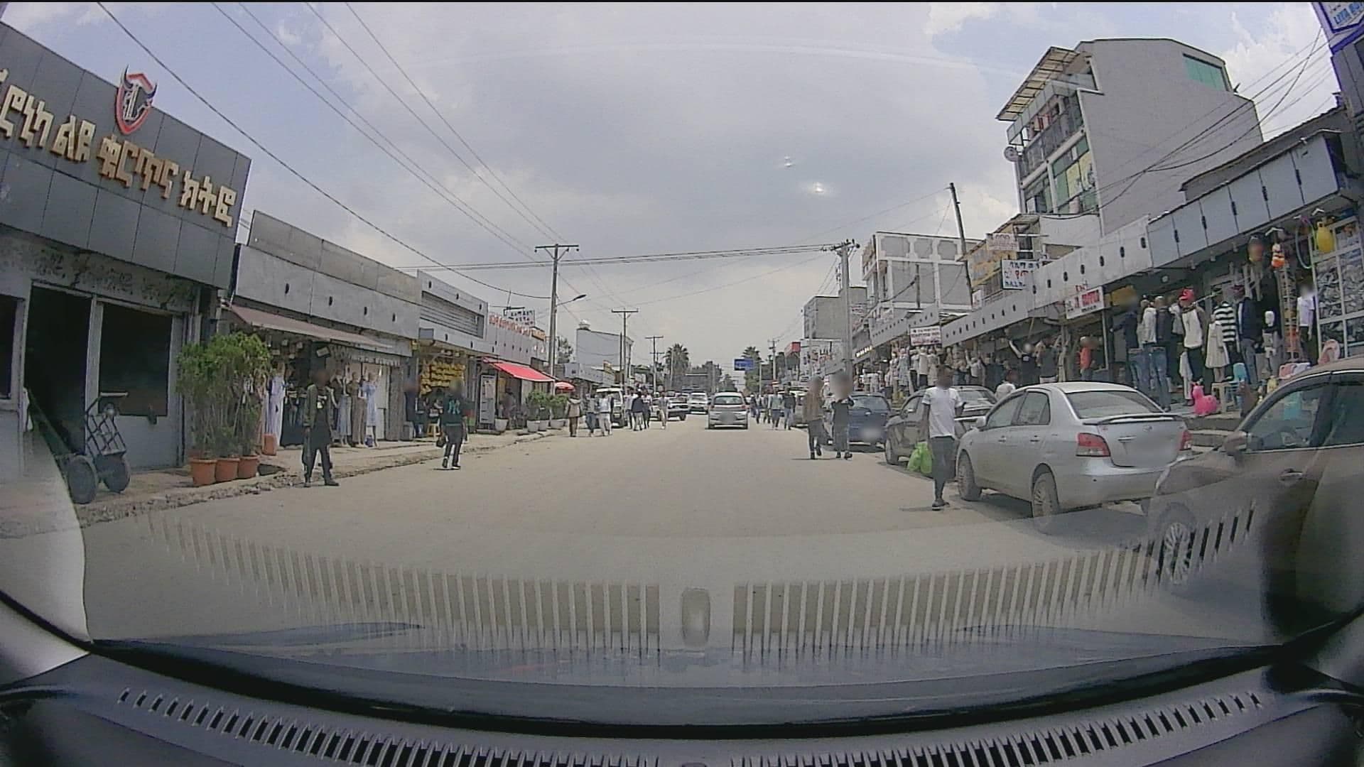 Street view near Liya Hotel, Addis Ababa