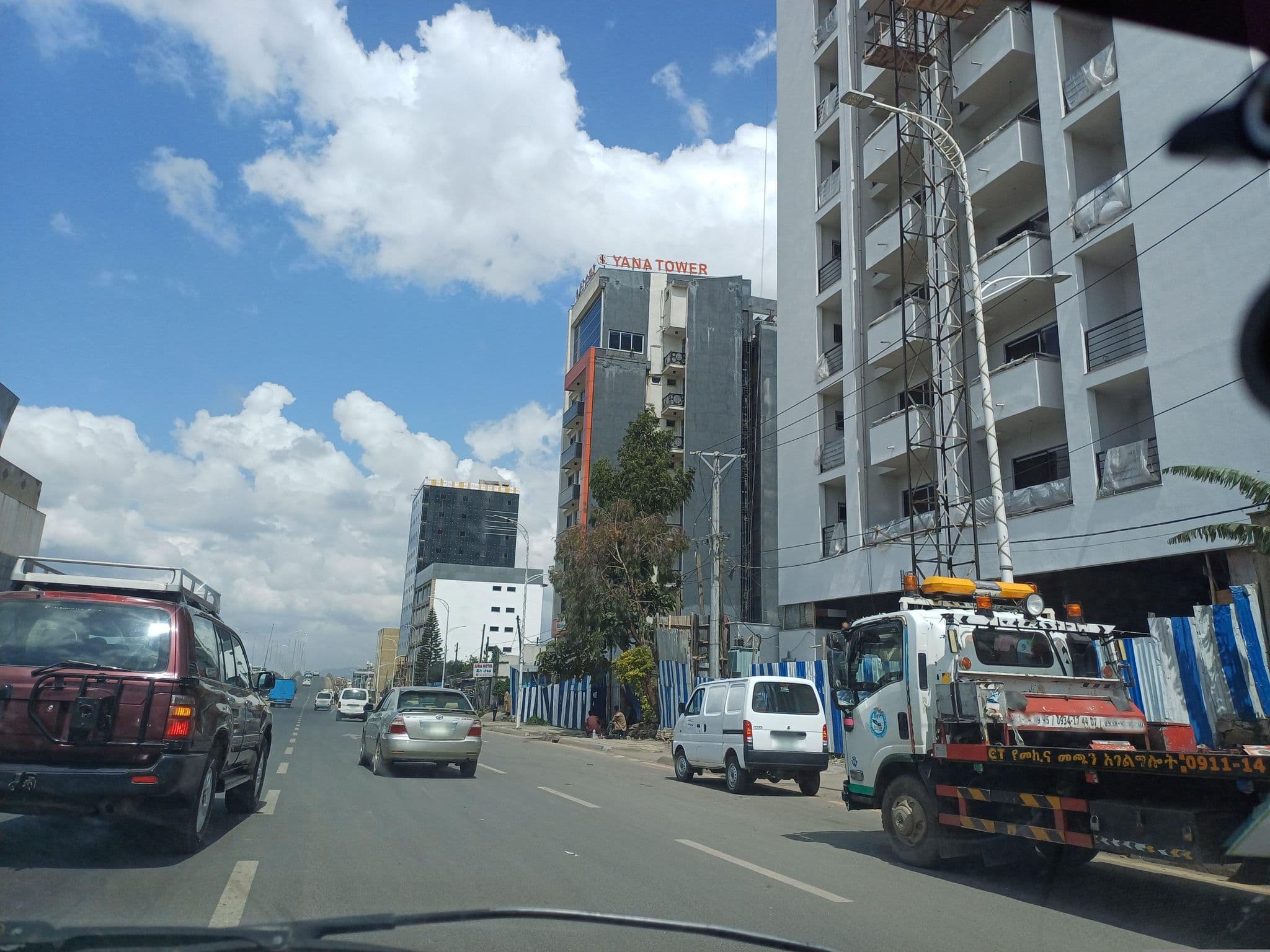 Street view near Broadway Hotel, Addis Ababa