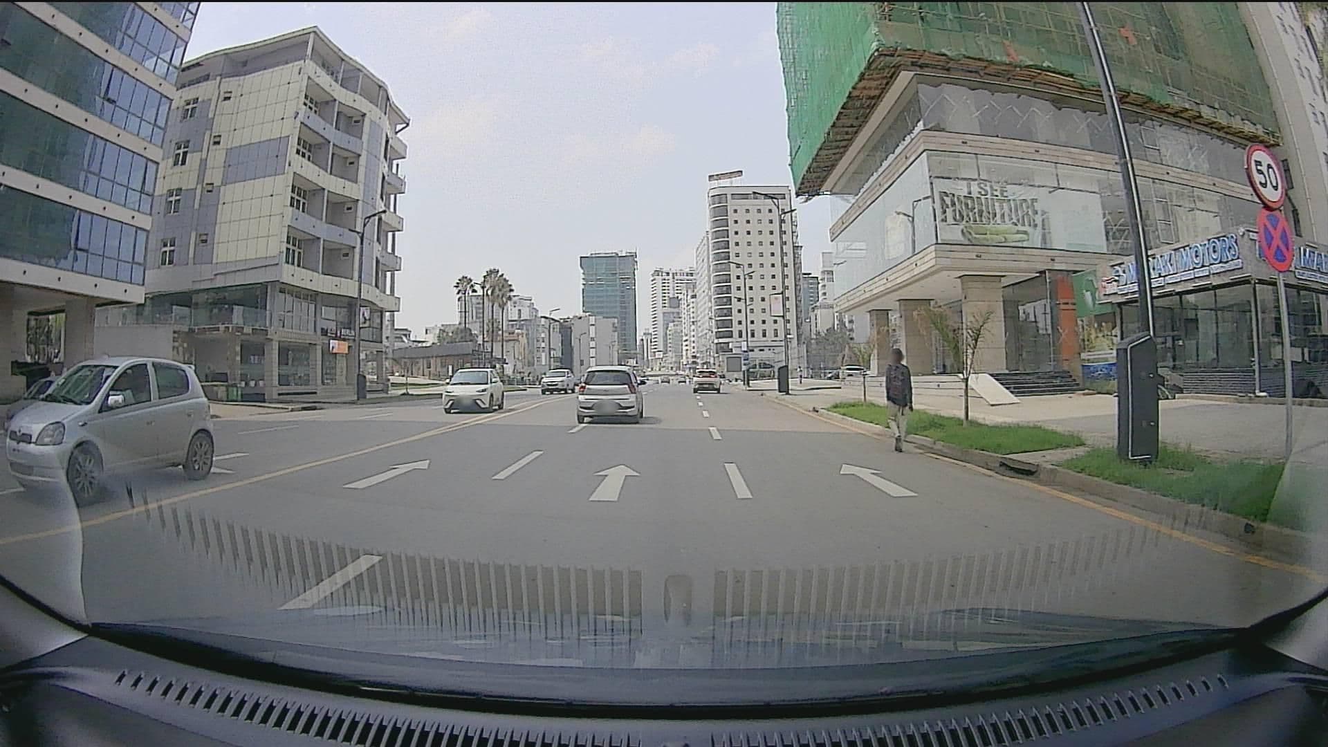 Street view near Atlas International Hotel, Addis Ababa