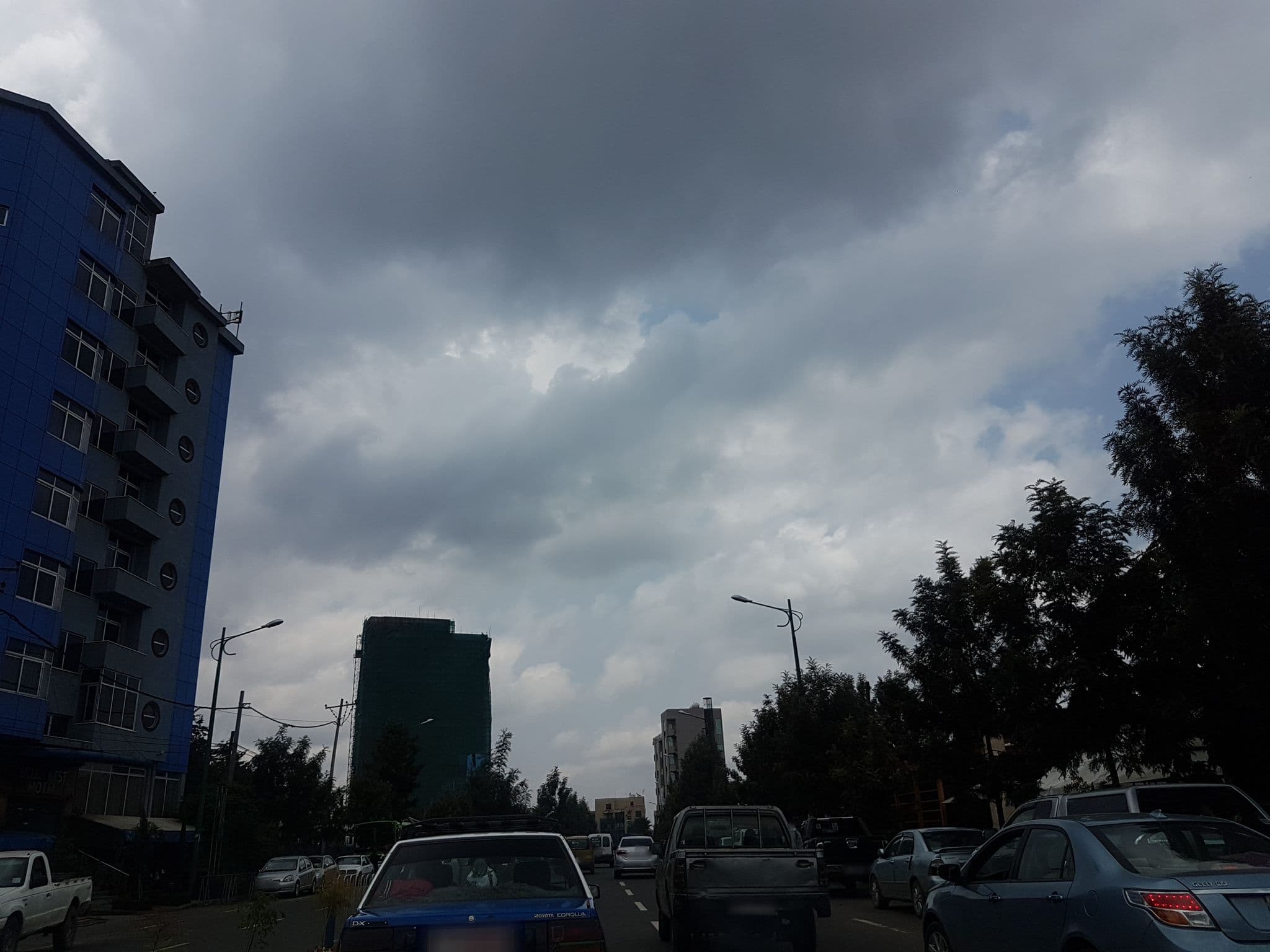 Street view near Blue Nest Hotel, Addis Ababa