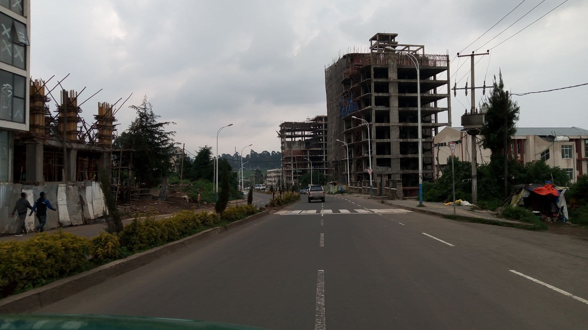 Street view near Monarch ParkView, Addis Ababa