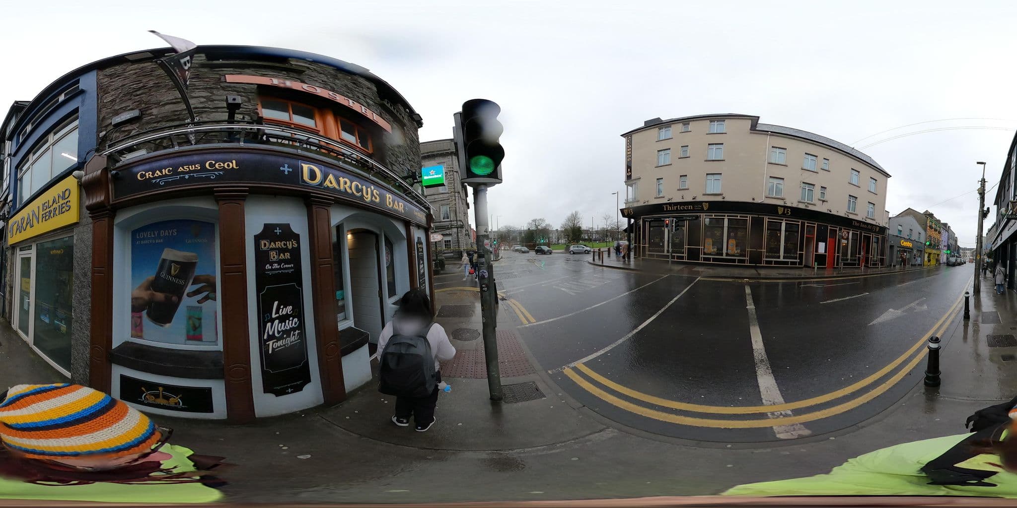 Street view near Galway City Hostel, Galway — © annekaro (CC BY-SA · Mapillary)