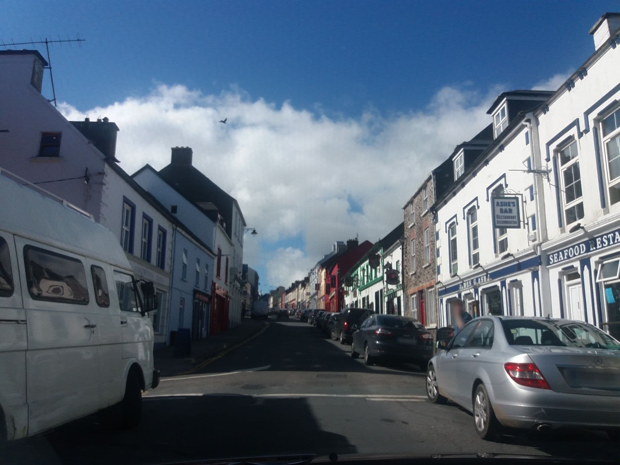 Street view near The Grapevine Hostel, Dingle — © tshedy (CC BY-SA · Mapillary)