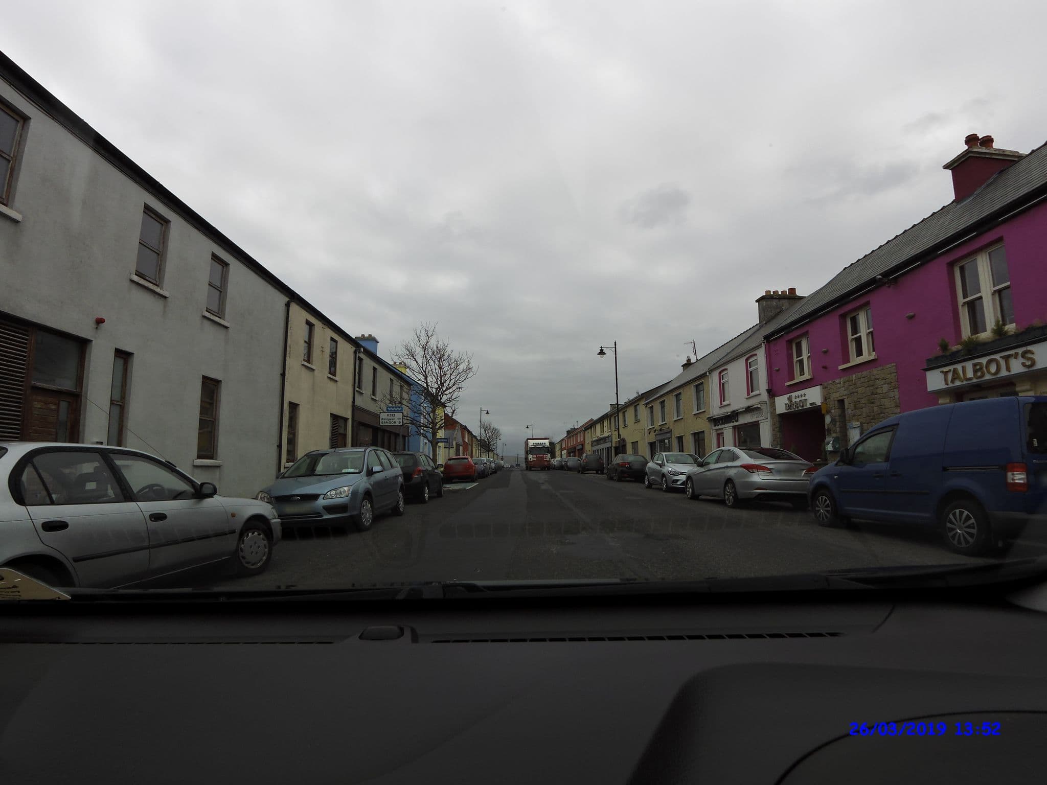 Street view near Talbot Hotel, Belmullet — © dacor (CC BY-SA · Mapillary)
