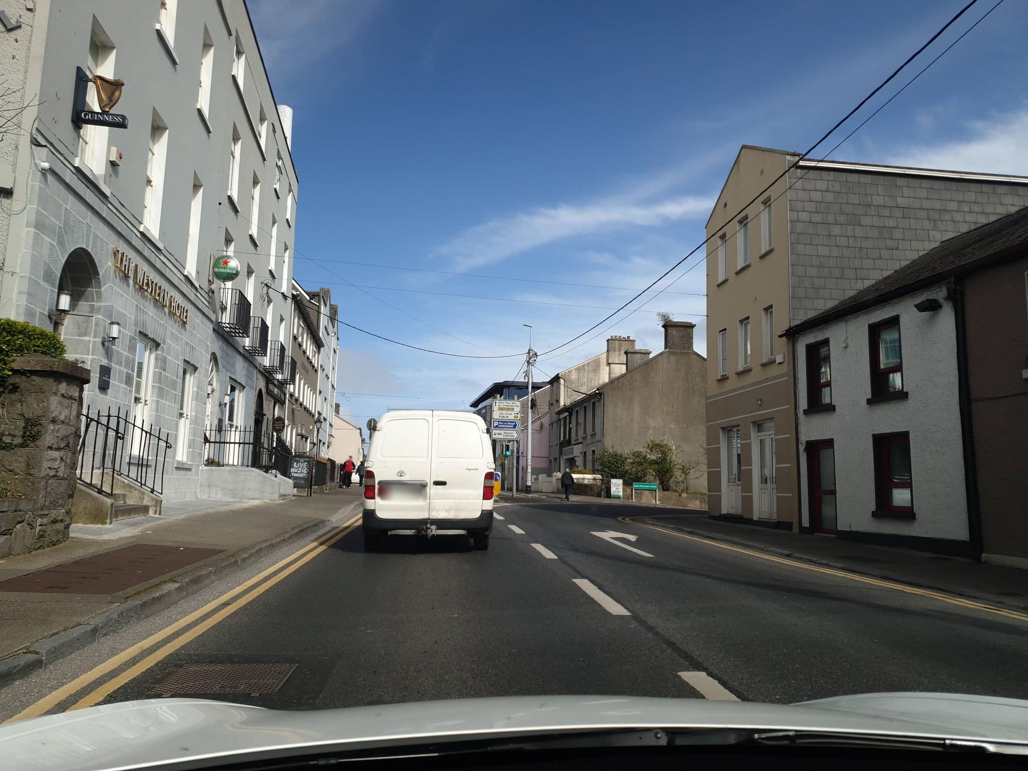 Street view near The Western Hotel, Galway — © yannakis (CC BY-SA · Mapillary)