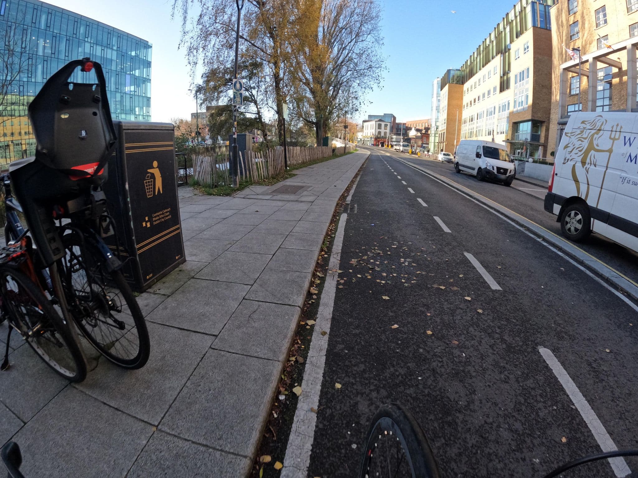 Street view near Hilton Dublin, Dublin — © tsfx (CC BY-SA · Mapillary)
