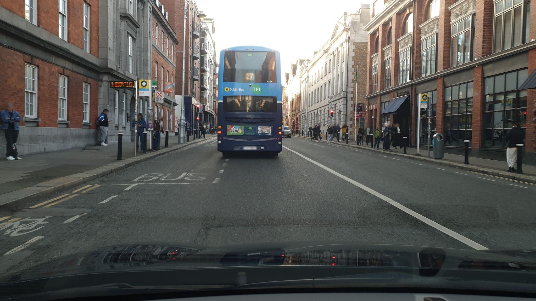 Street view near Hard Rock Hotel Dublin, Dublin — © yannakis (CC BY-SA · Mapillary)