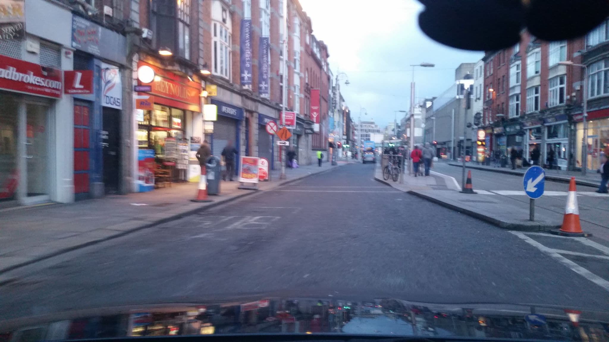 Street view near Wynn's Hotel, Dublin — © debigc (CC BY-SA · Mapillary)