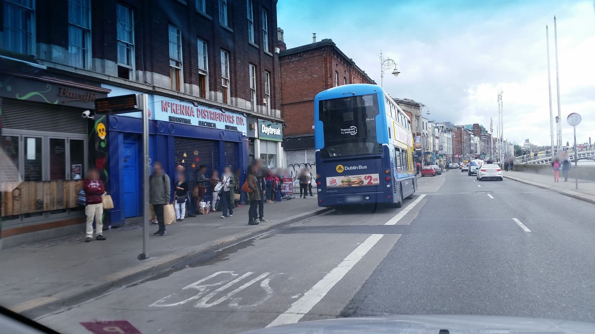 Street view near Abigail's Hostel, Dublin — © debigc (CC BY-SA · Mapillary)