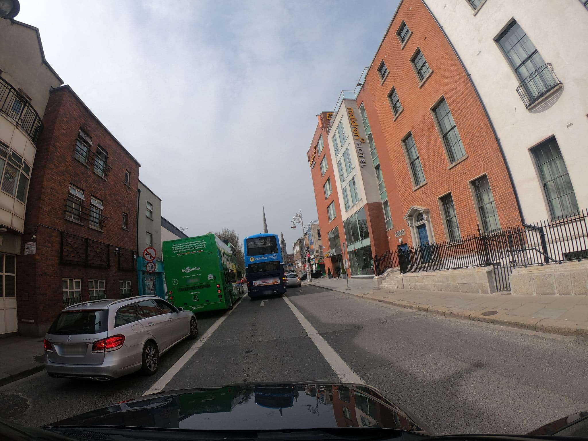 Street view near Maldron Hotel Parnell Square, Drumcondra — © debigc (CC BY-SA · Mapillary)